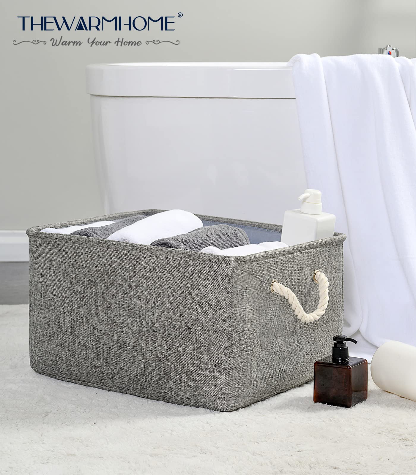 Fabric Storage Bins Baskets for Organizing (3 Count)