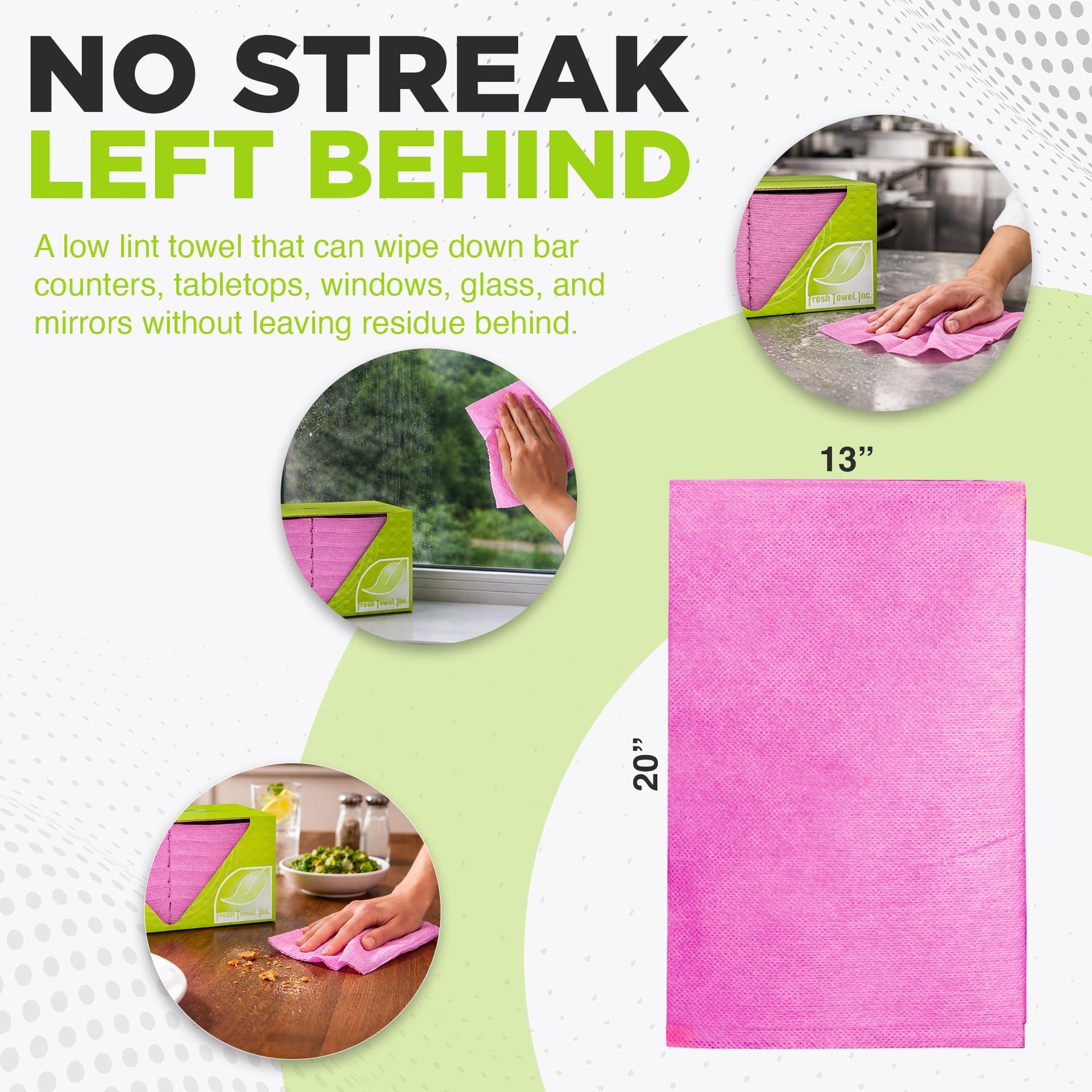 Fresh Towel Pink Foodservice Towels (200 Count)