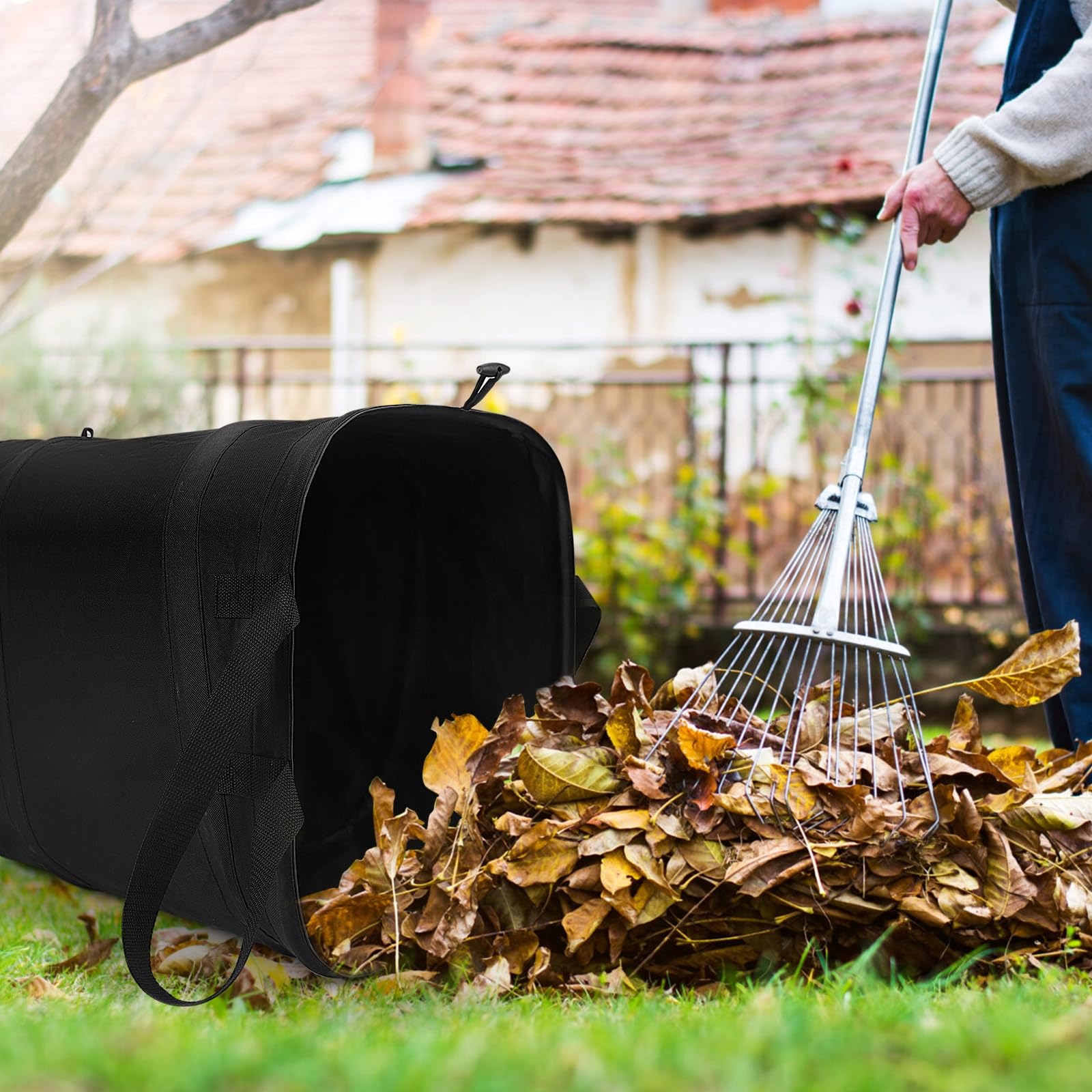 46 Gallon Square Collapsible Yard Waste Bin