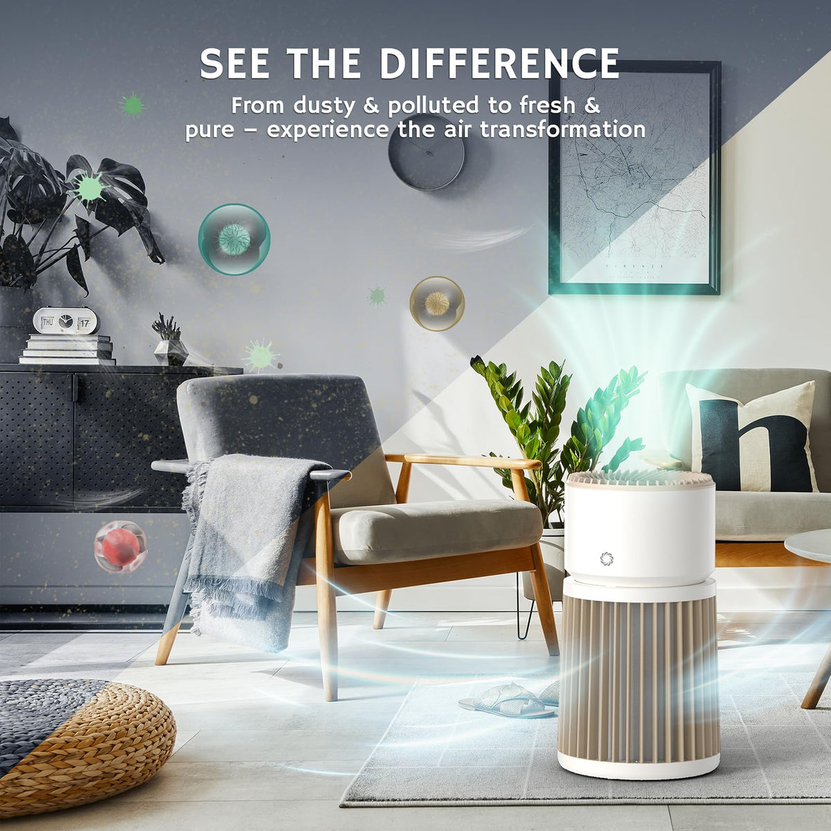 H13 HEPA Air Purifier Up to 2000 sq.ft