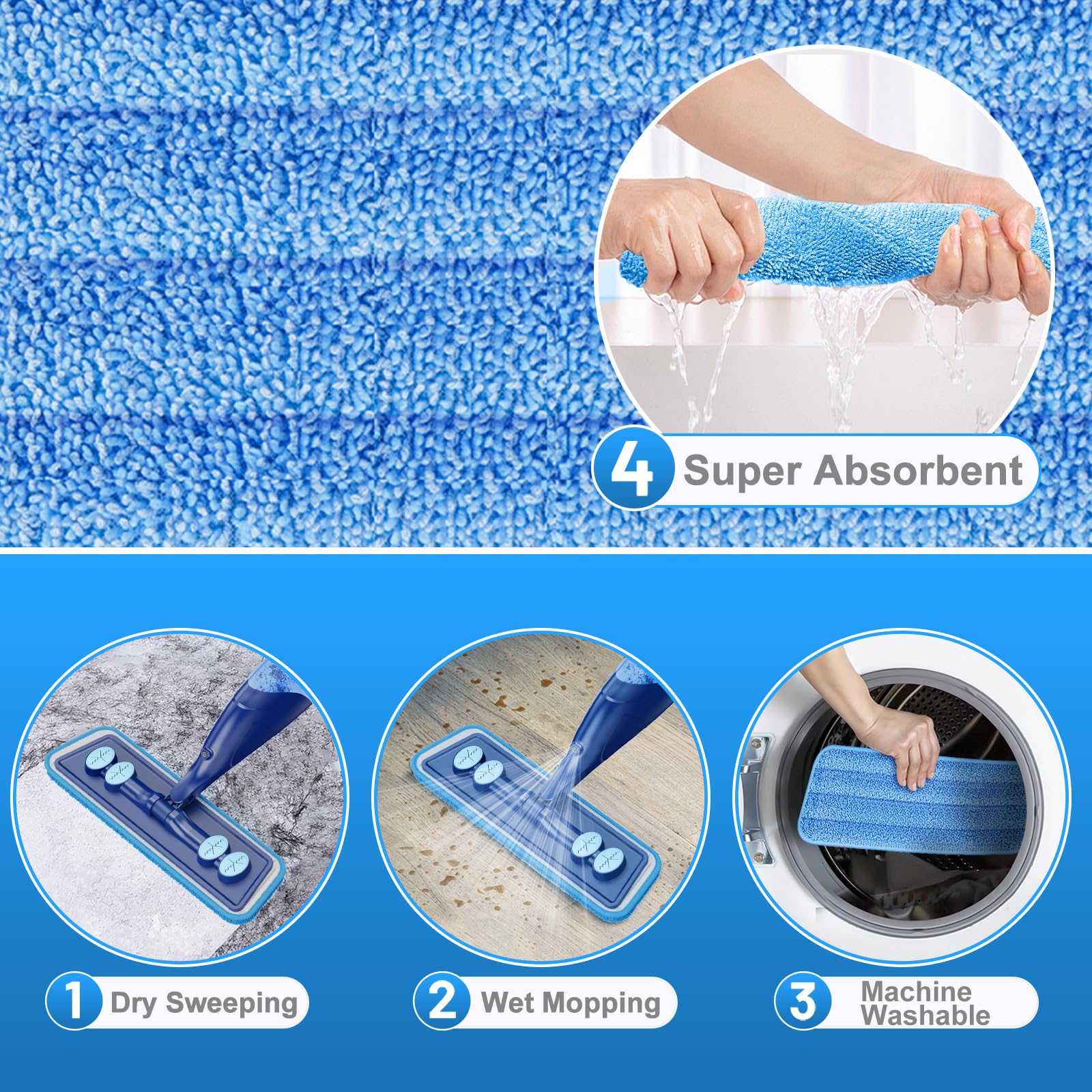 Microfiber Hardwood Floor Mop