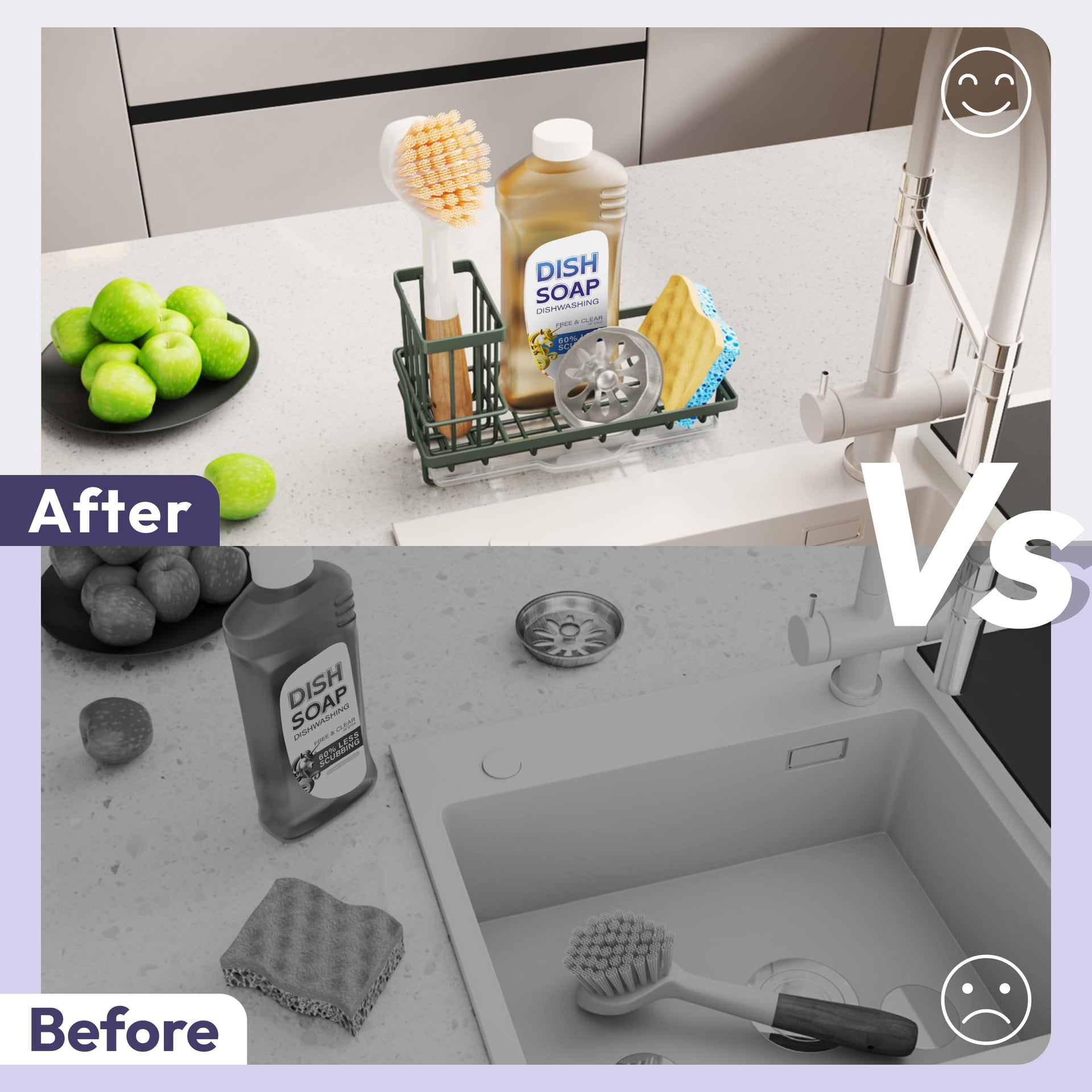 Sink Caddy Sponge Holder