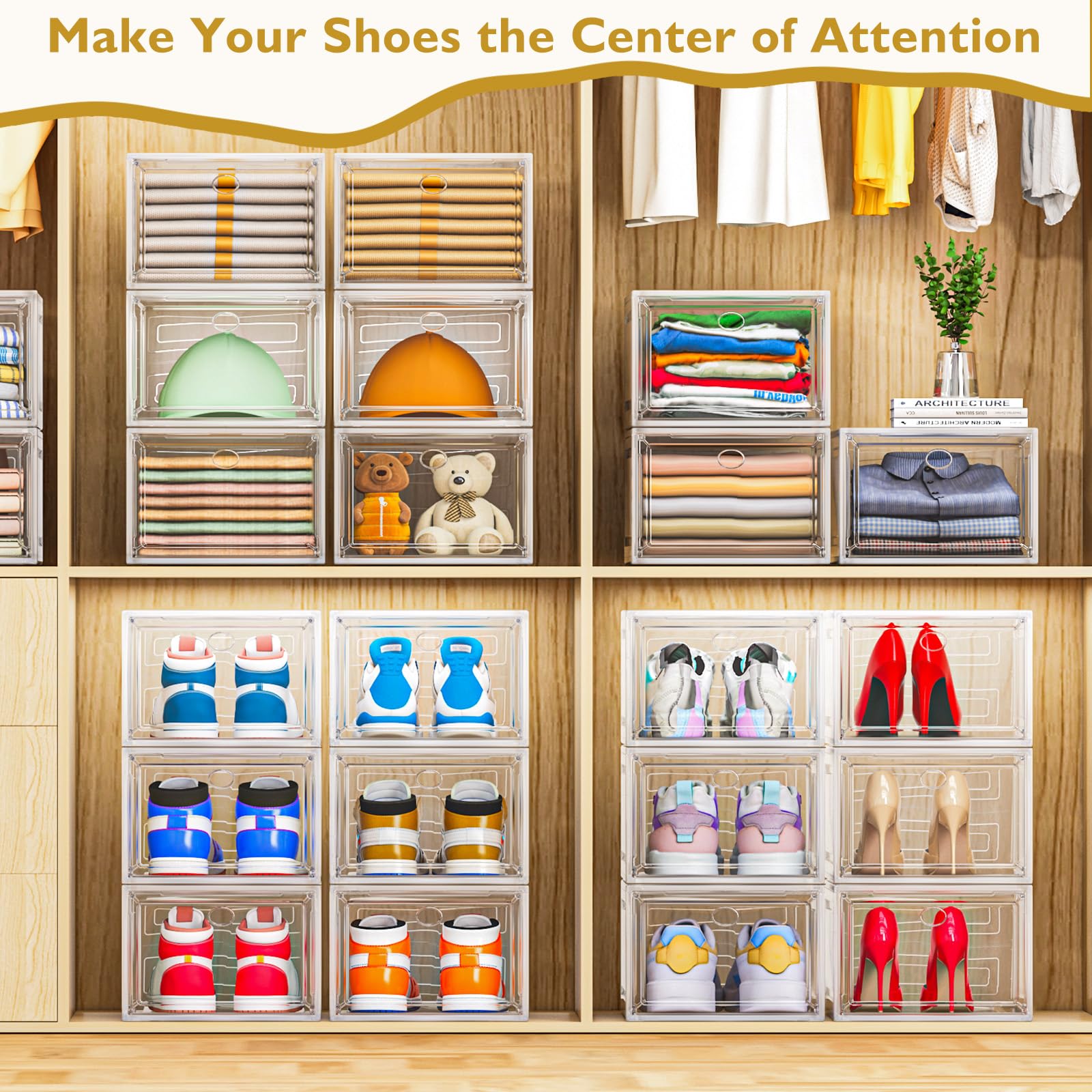 12 Pack Shoe Organizer (12 Count)