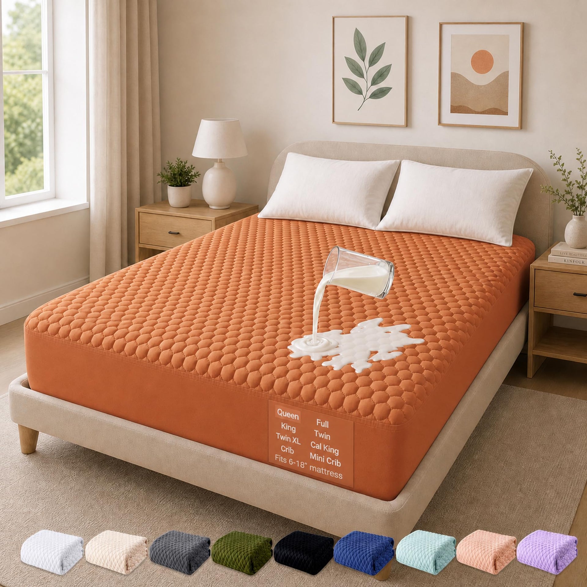 100% Waterproof Mattress Protector