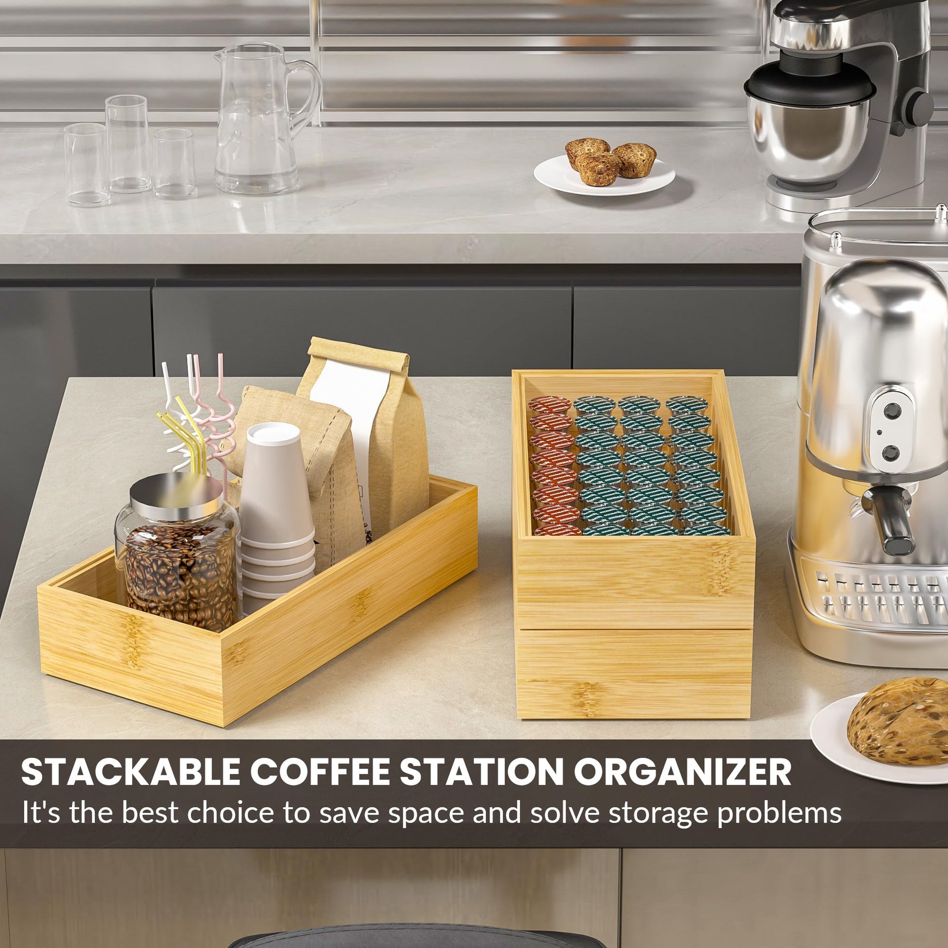 Kitchen Drawer Organizer Bins (2 Count)