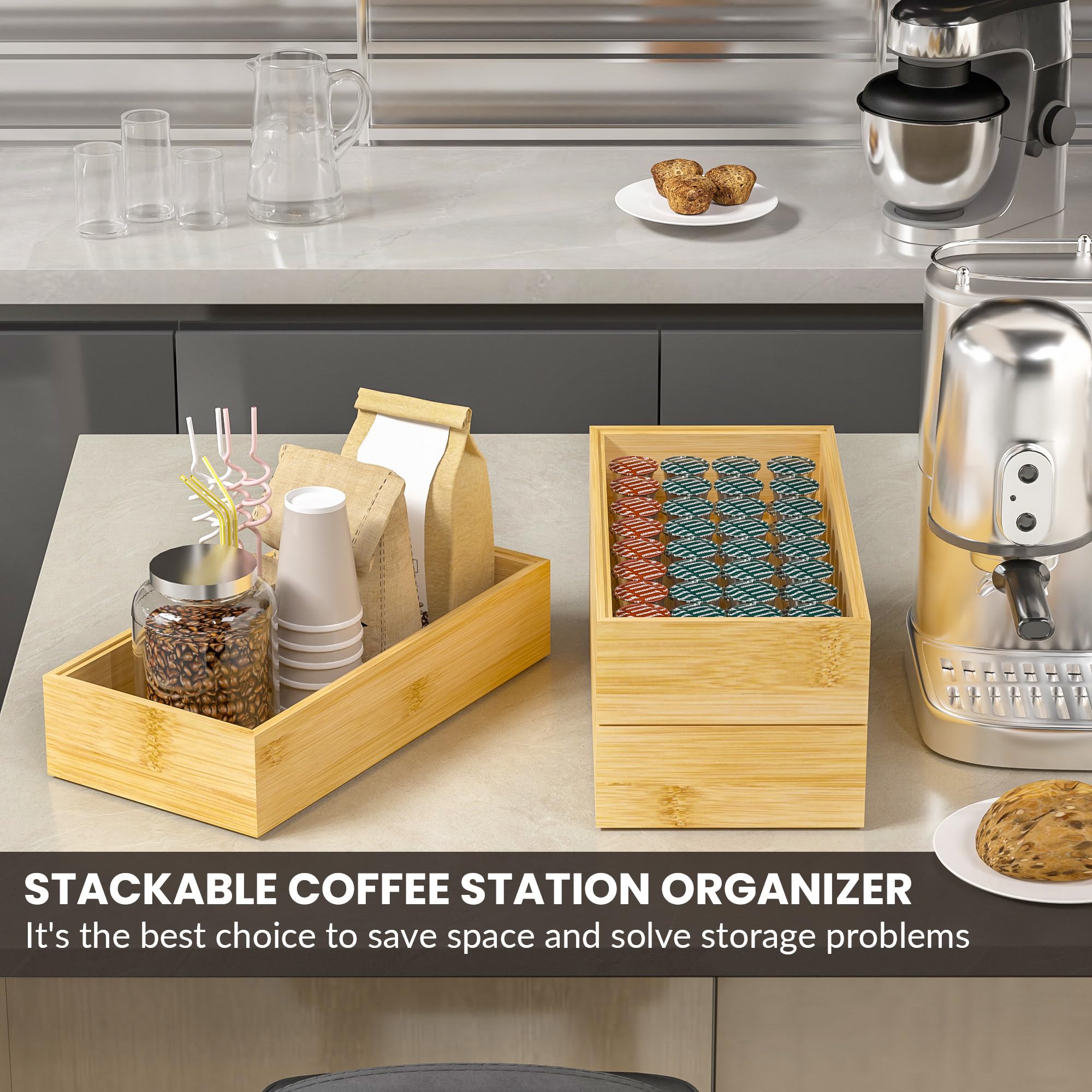 Kitchen Drawer Organizer Bins (2 Count)