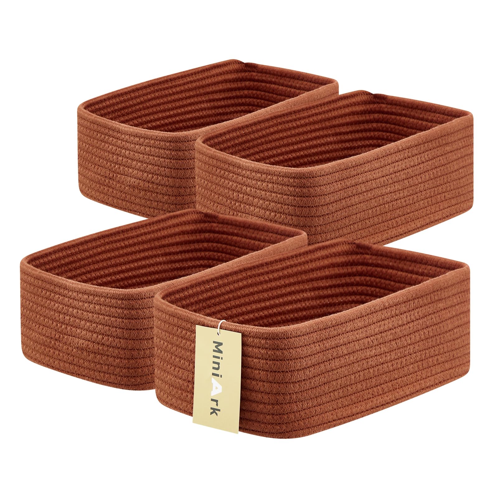 Small Storage Baskets for Organizing (4 Count)
