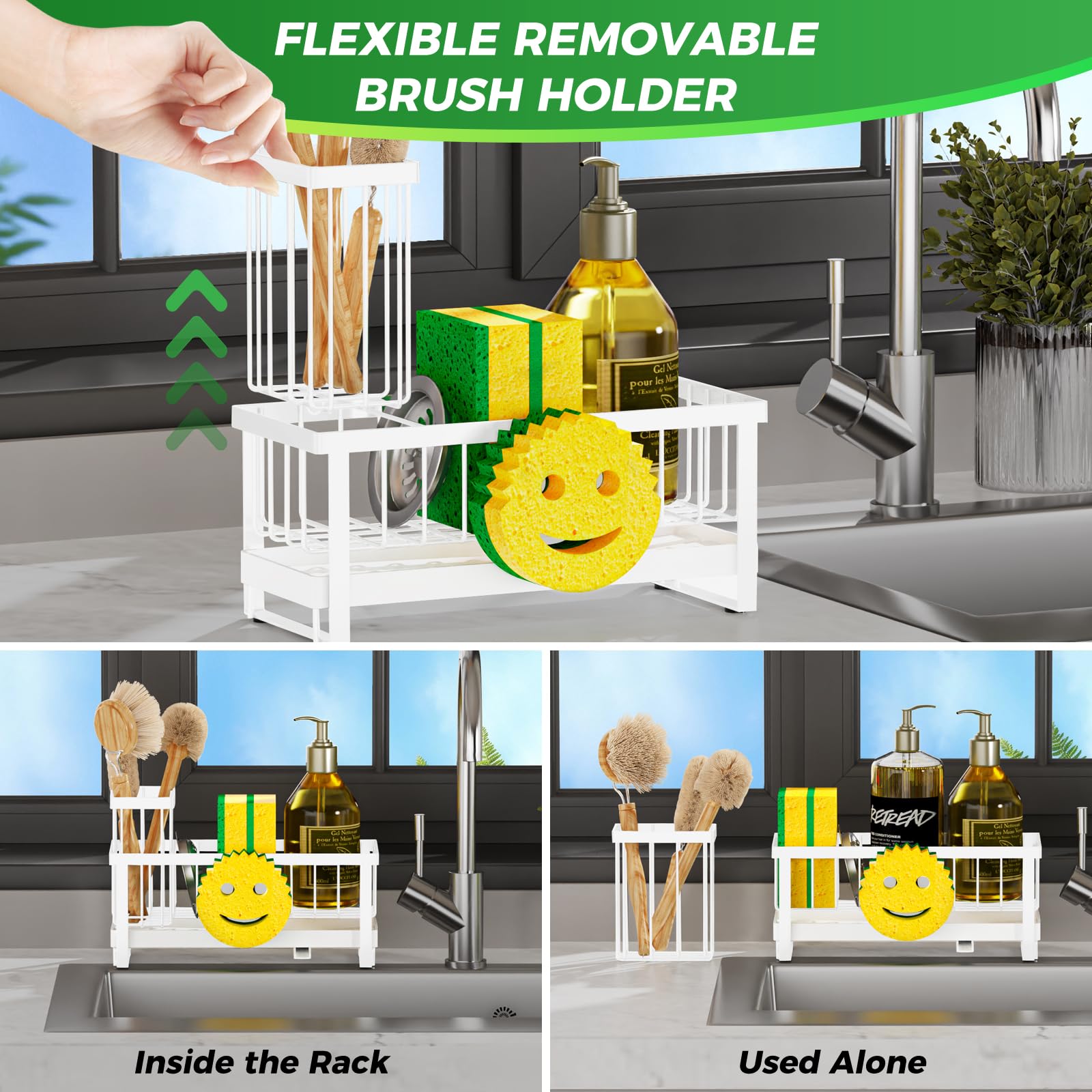 Sponge Holder for Kitchen Sink