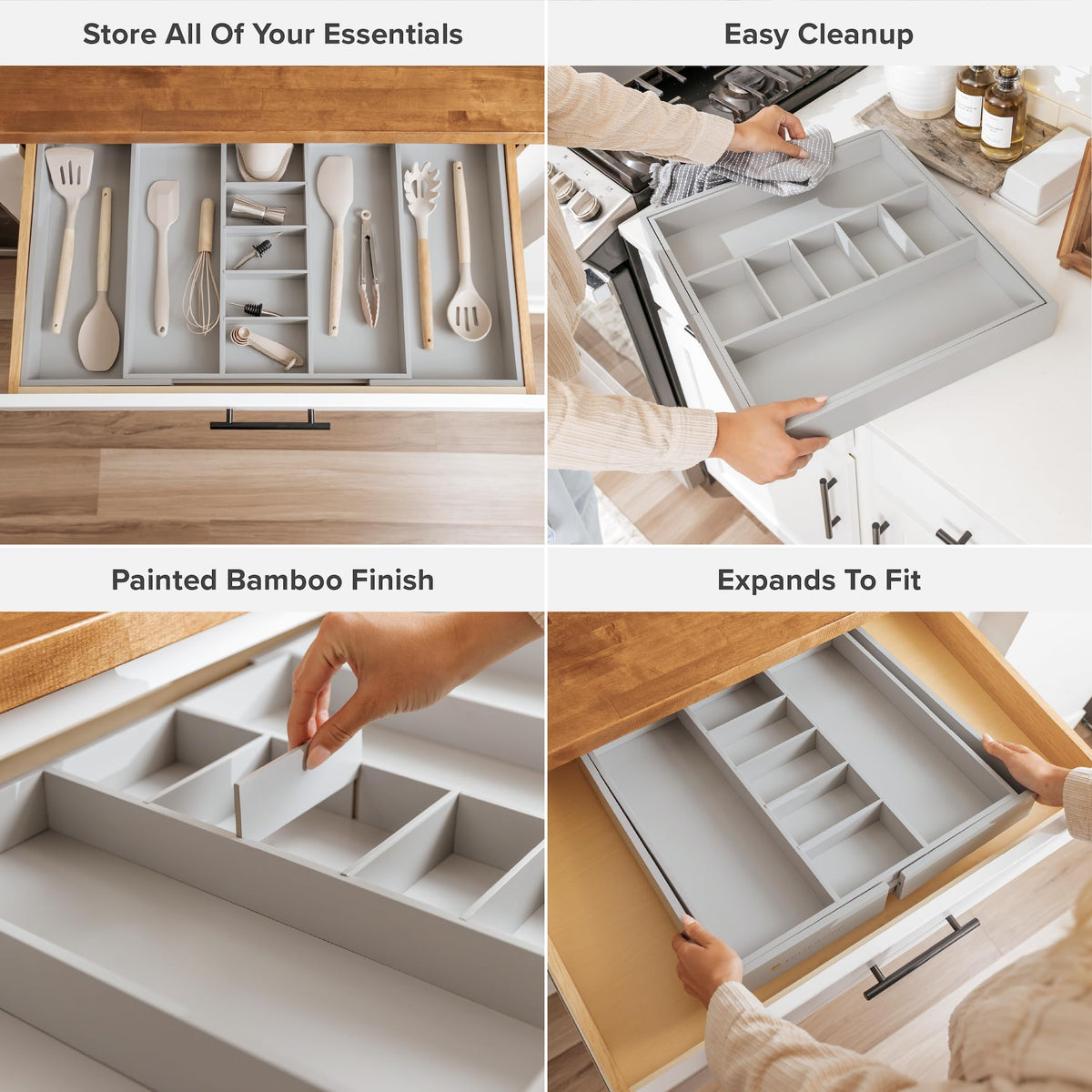 Utensil & Junk Drawer Organizer
