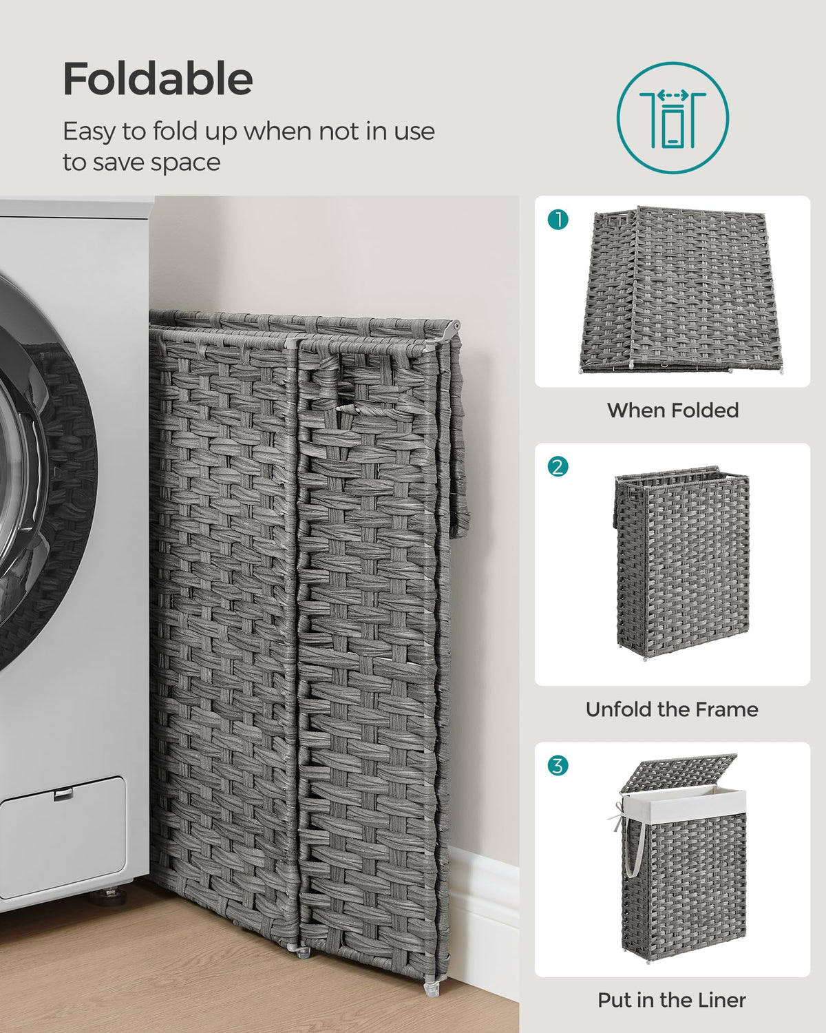 Laundry Hamper with Lid