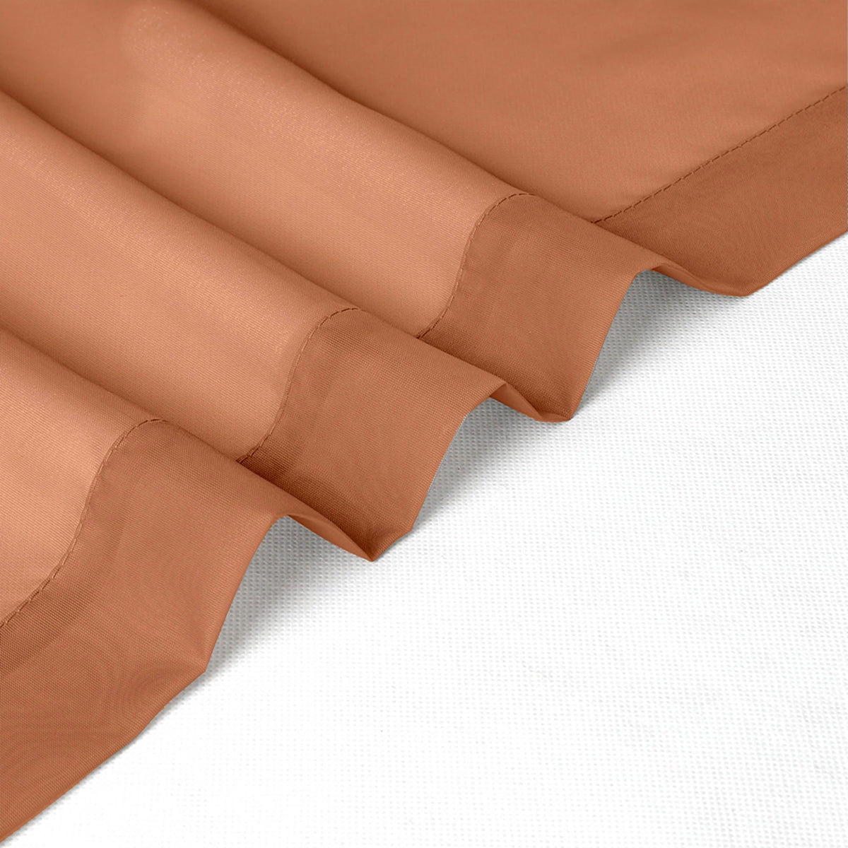 Sheer Orange Tier Curtains 24 Inch Length (2 Count)
