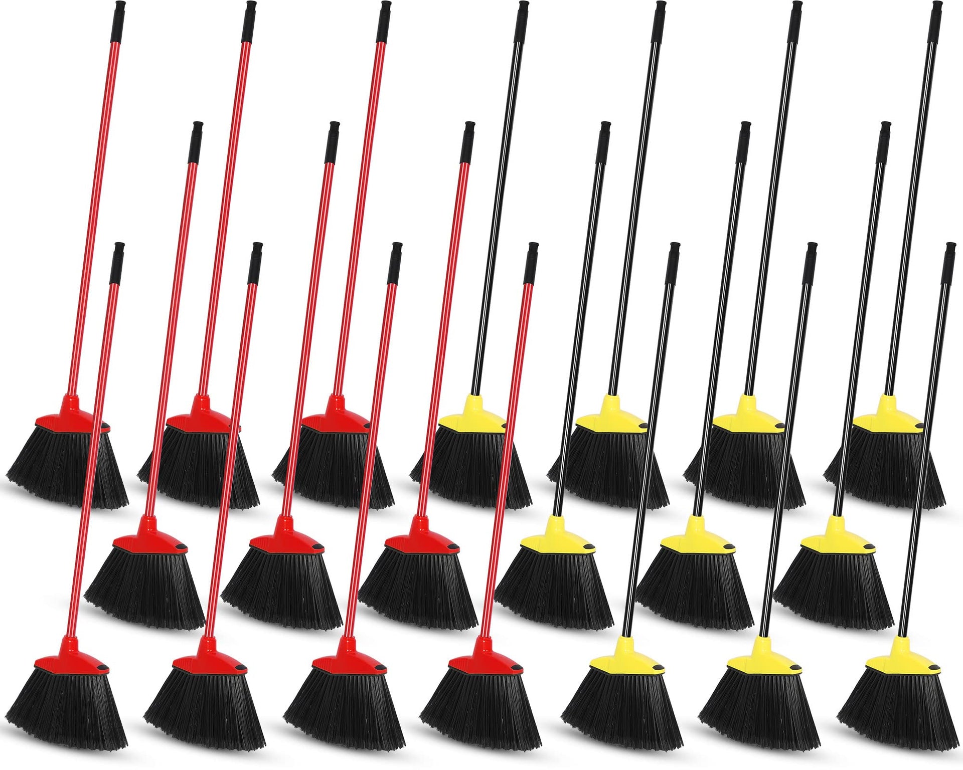20 Pcs Heavy Duty Broom Commercial Outdoor Indoor (20 Count)