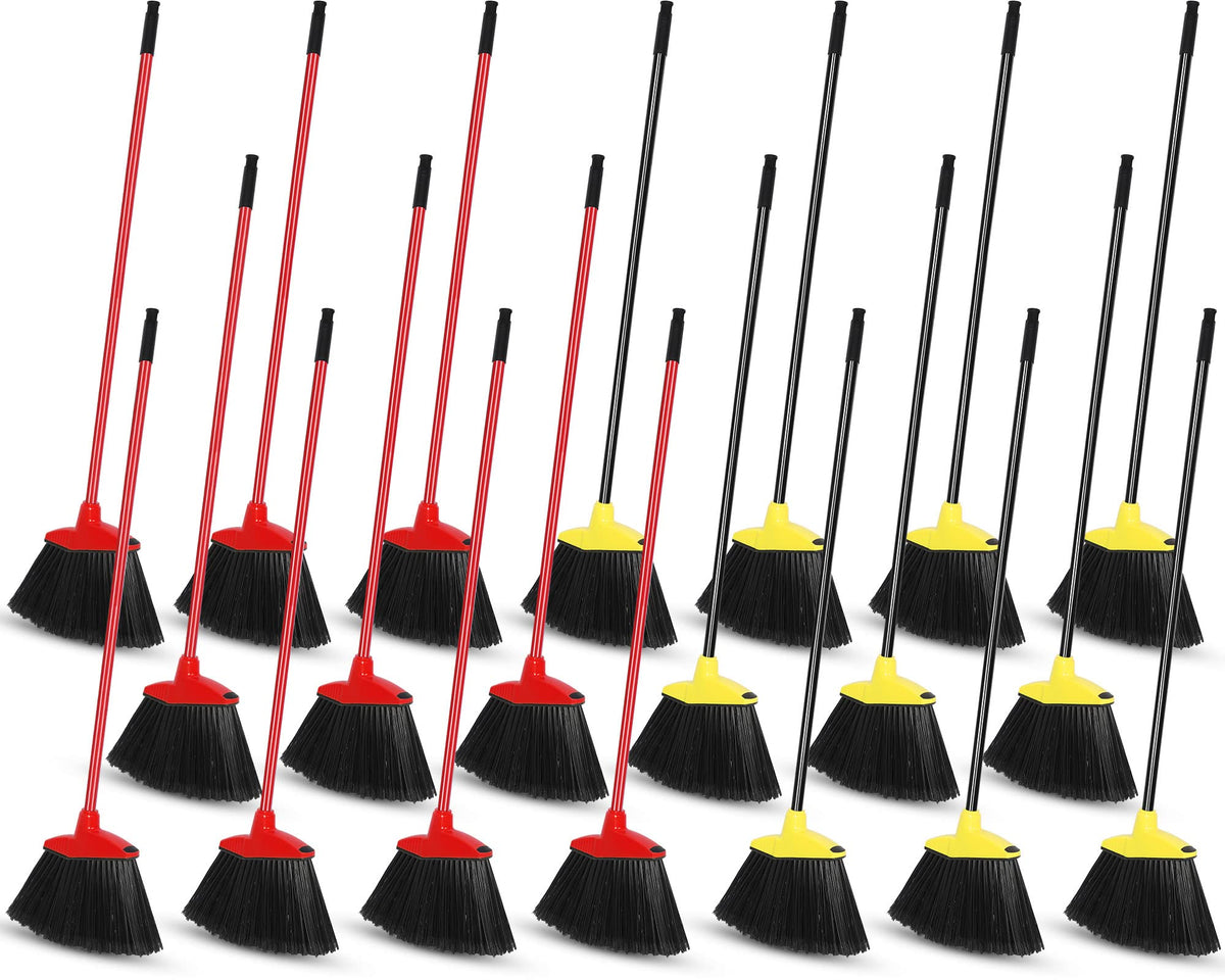 20 Pcs Heavy Duty Broom Commercial Outdoor Indoor (20 Count)