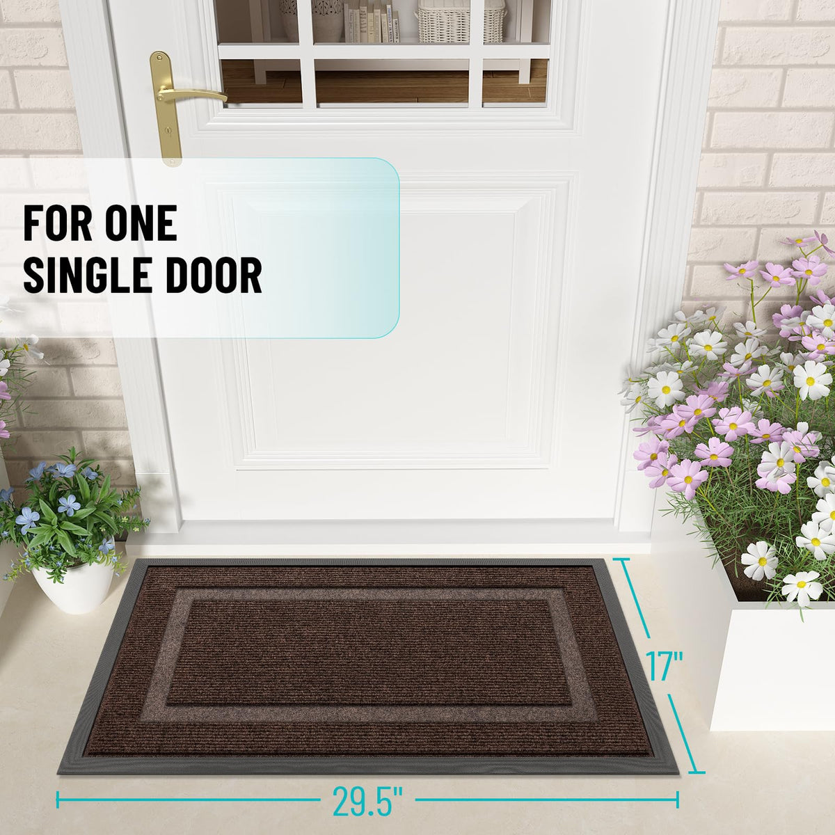 Front Door Mat Outside 29.5x17