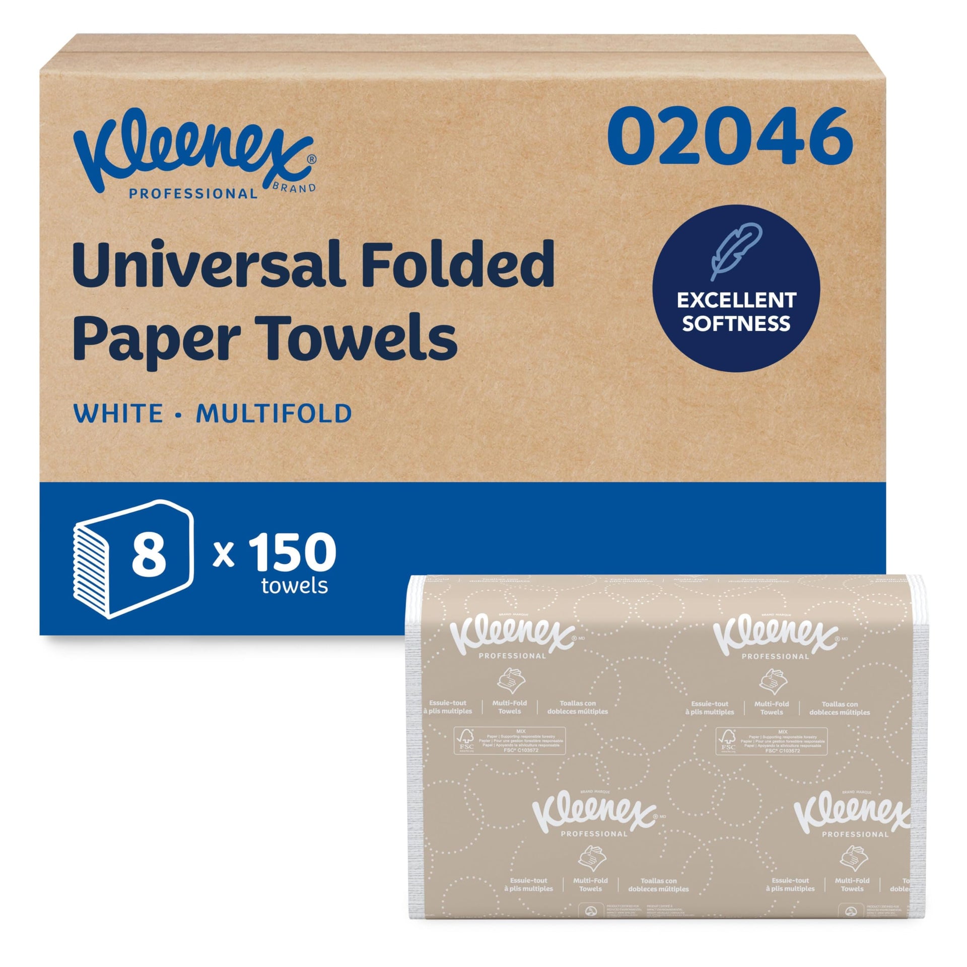 Professional Multifold Paper Towels (9600 Count)
