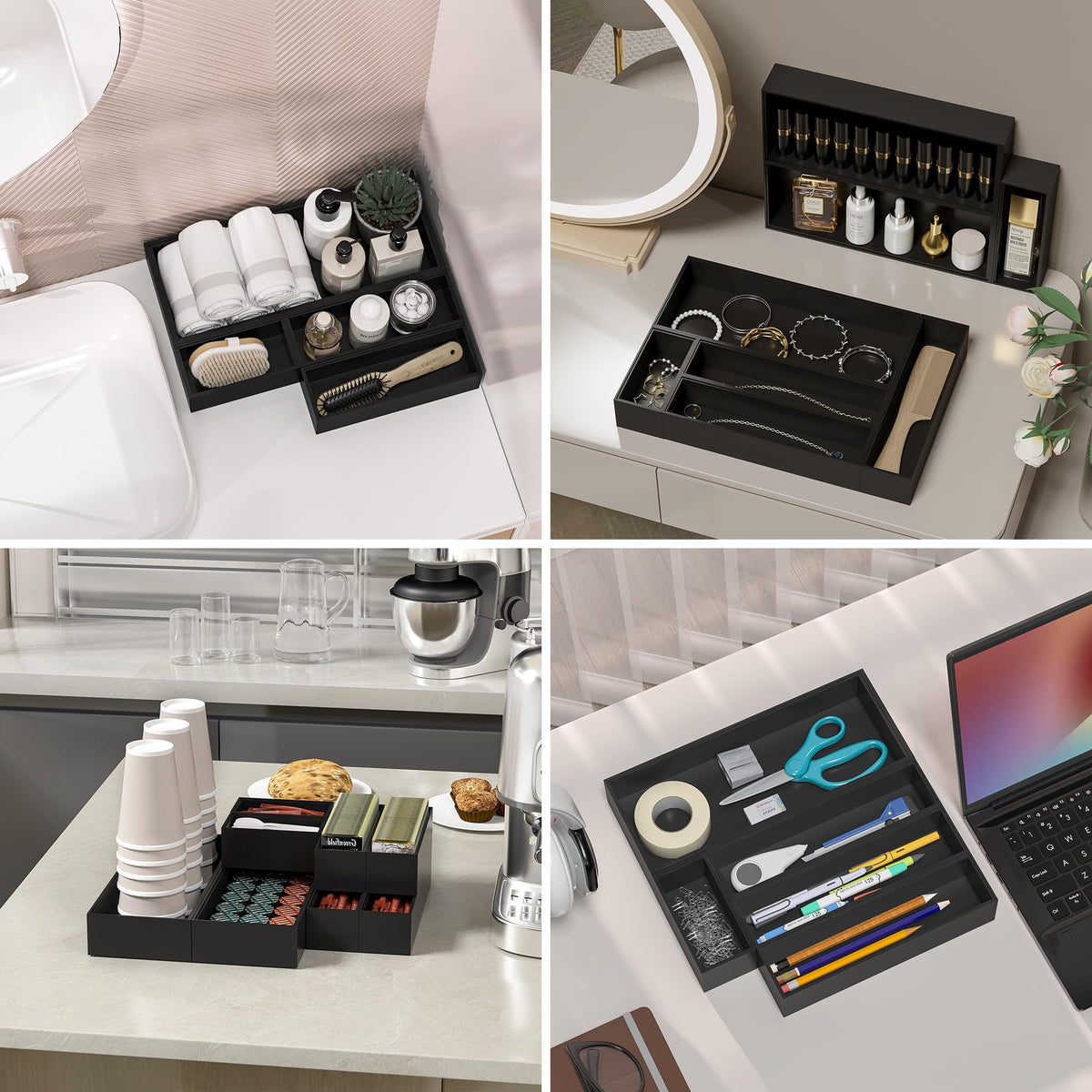Kitchen Drawer Organizer Bins (2 Count)