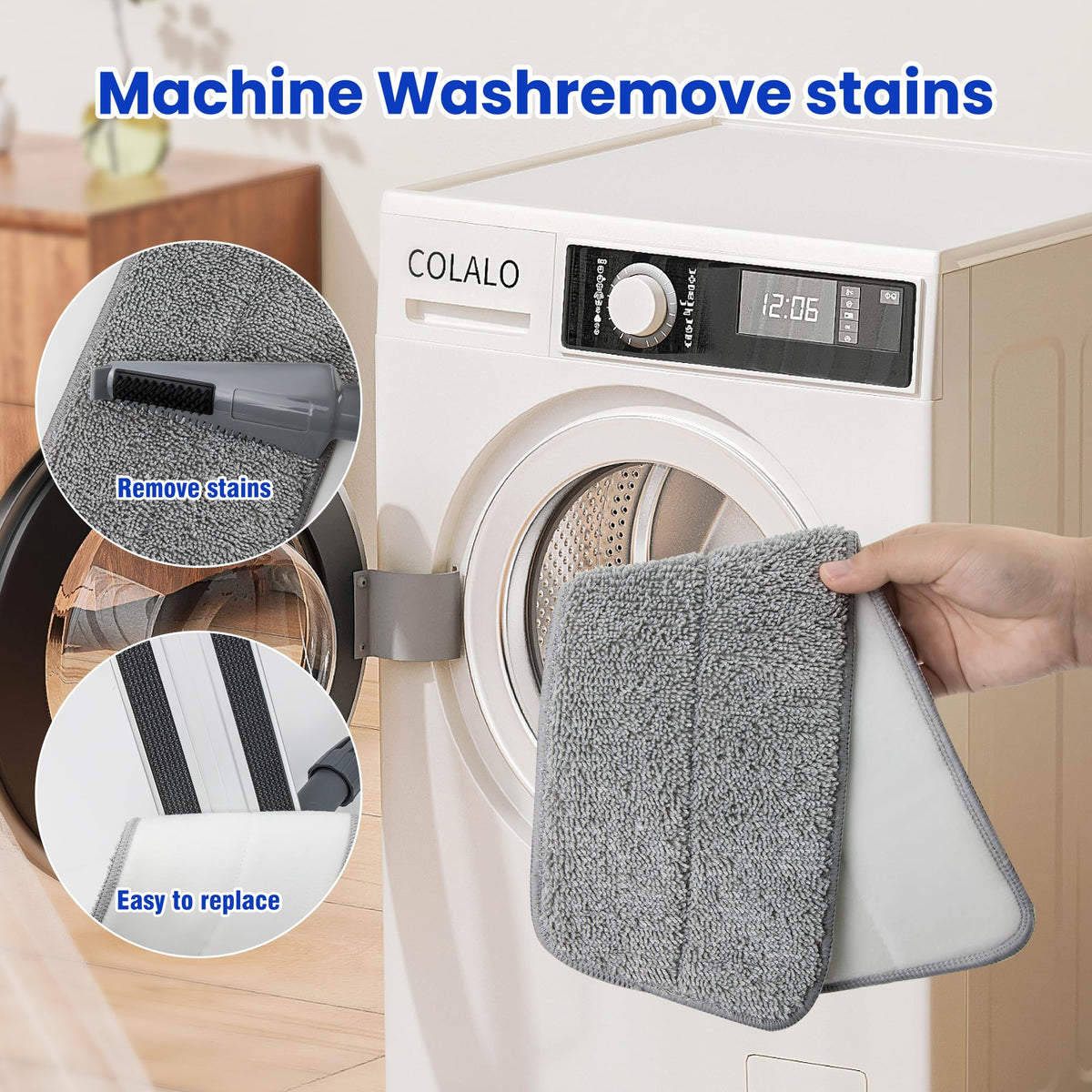 60IN Microfiber Flat Mop