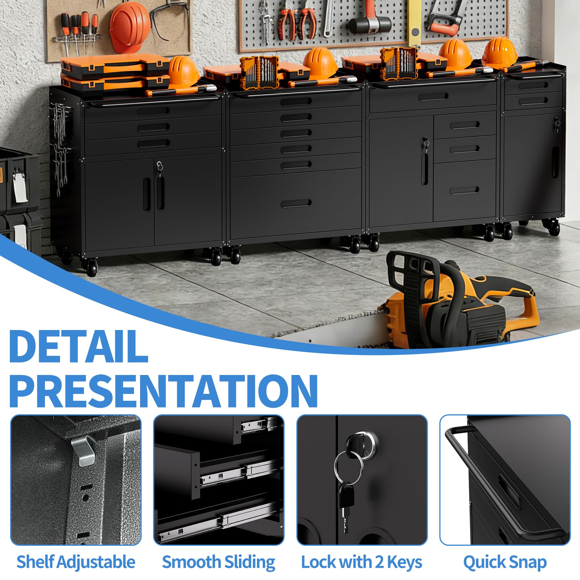 Metal Storage Cabinet for Garage