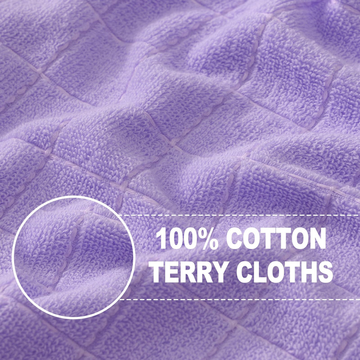 100% Cotton Terry Kitchen Towels (6 Count)