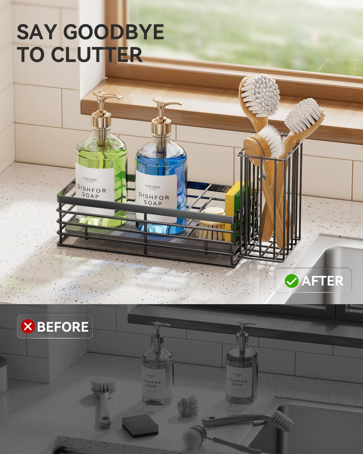 Sponge Holder for Kitchen Sink