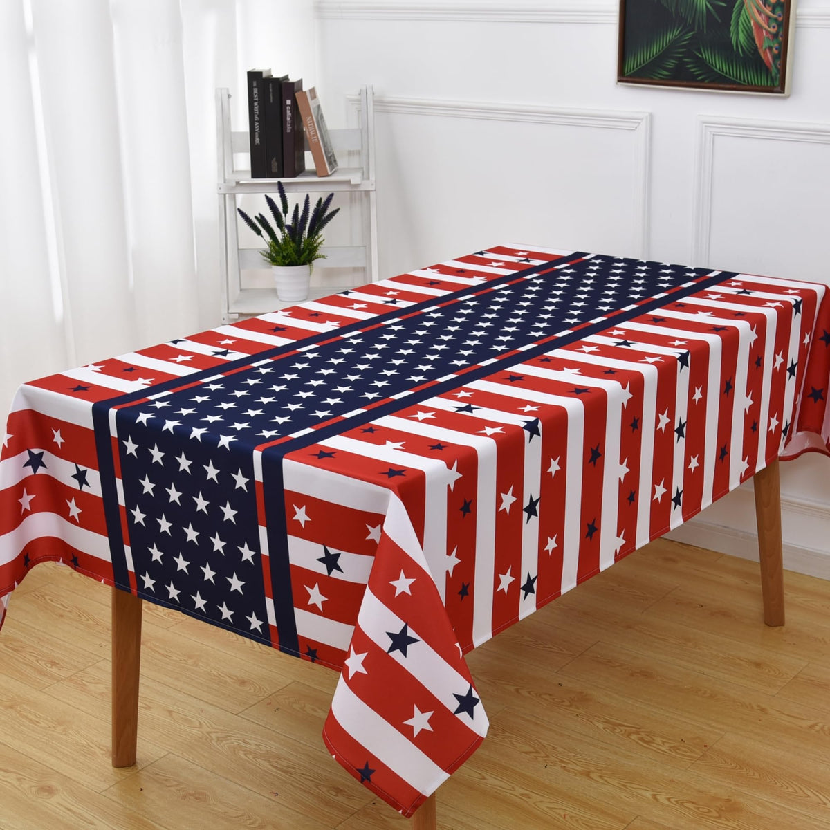 Waterproof Patriotic Tablecloth Fabric