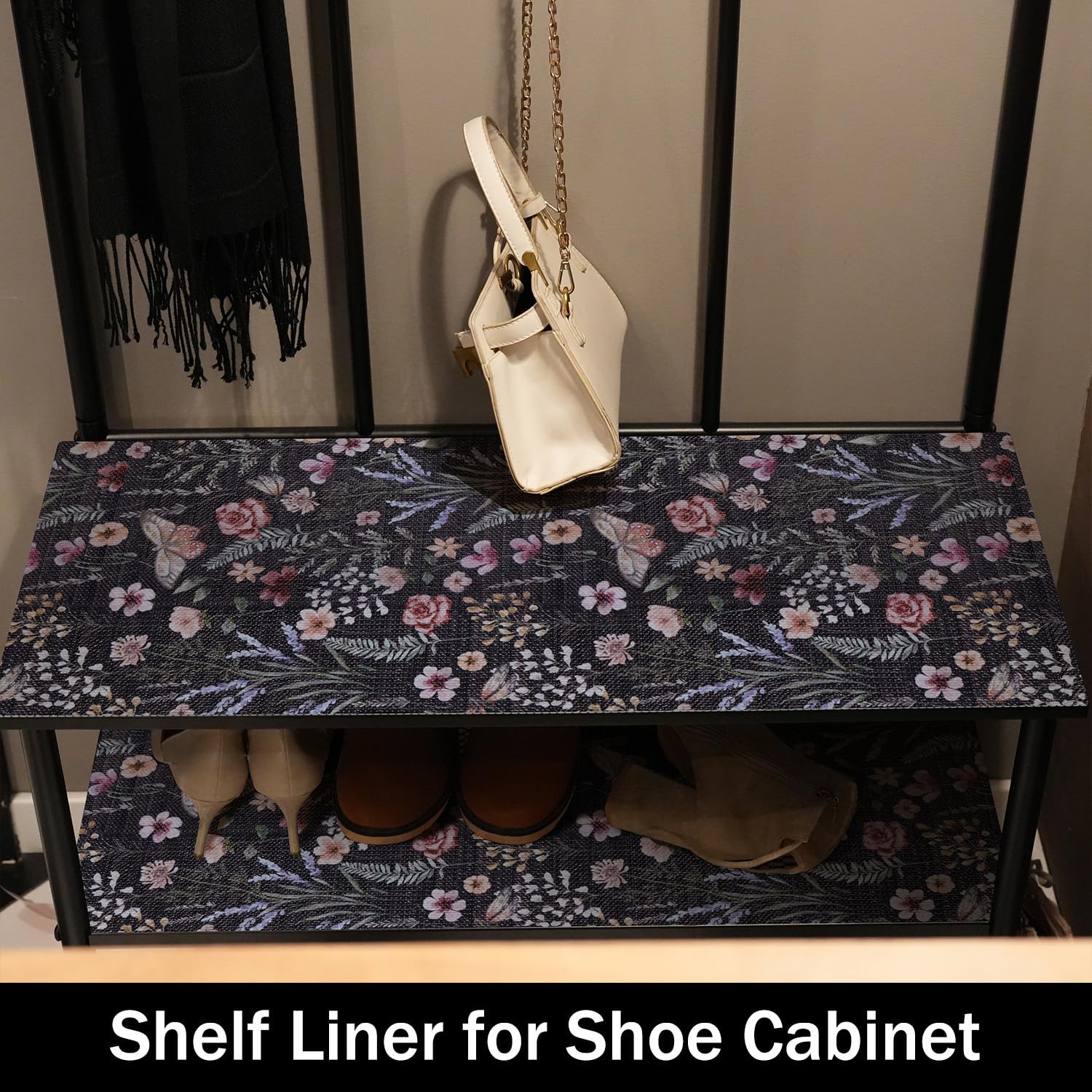 Butterfly Shelf and Drawer Liner for Kitchen Cabinets (24 Sq Ft)