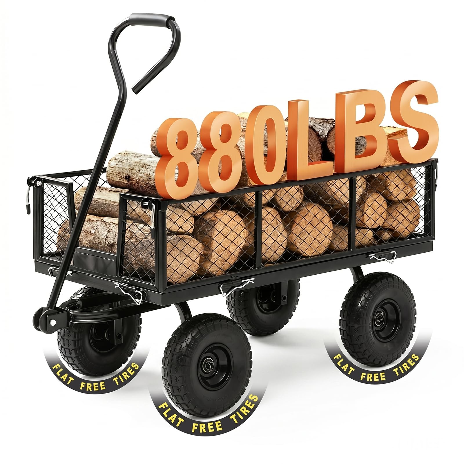 Heavy Duty Garden Wagon Cart