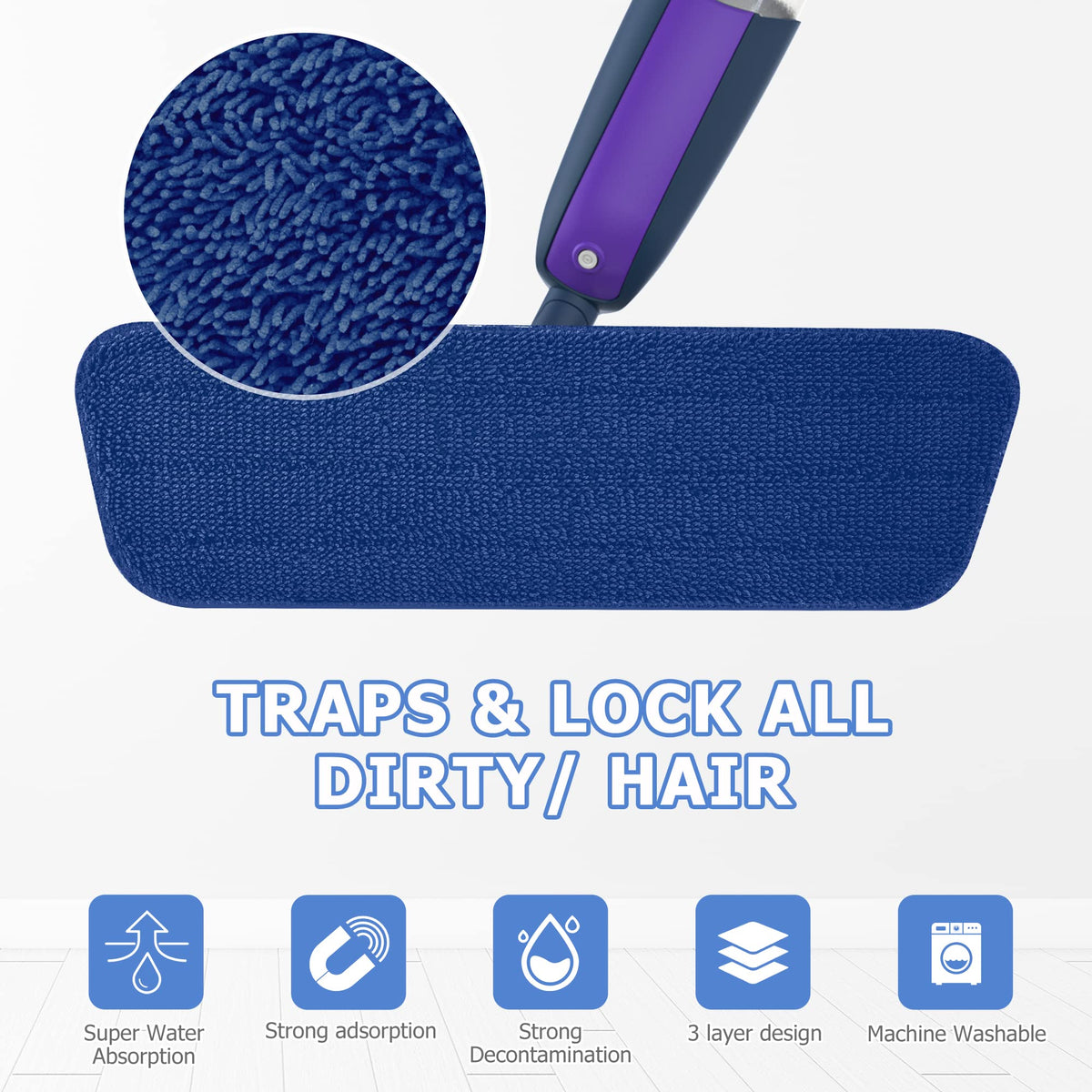 Spray Wet Mops for Floors Cleaning