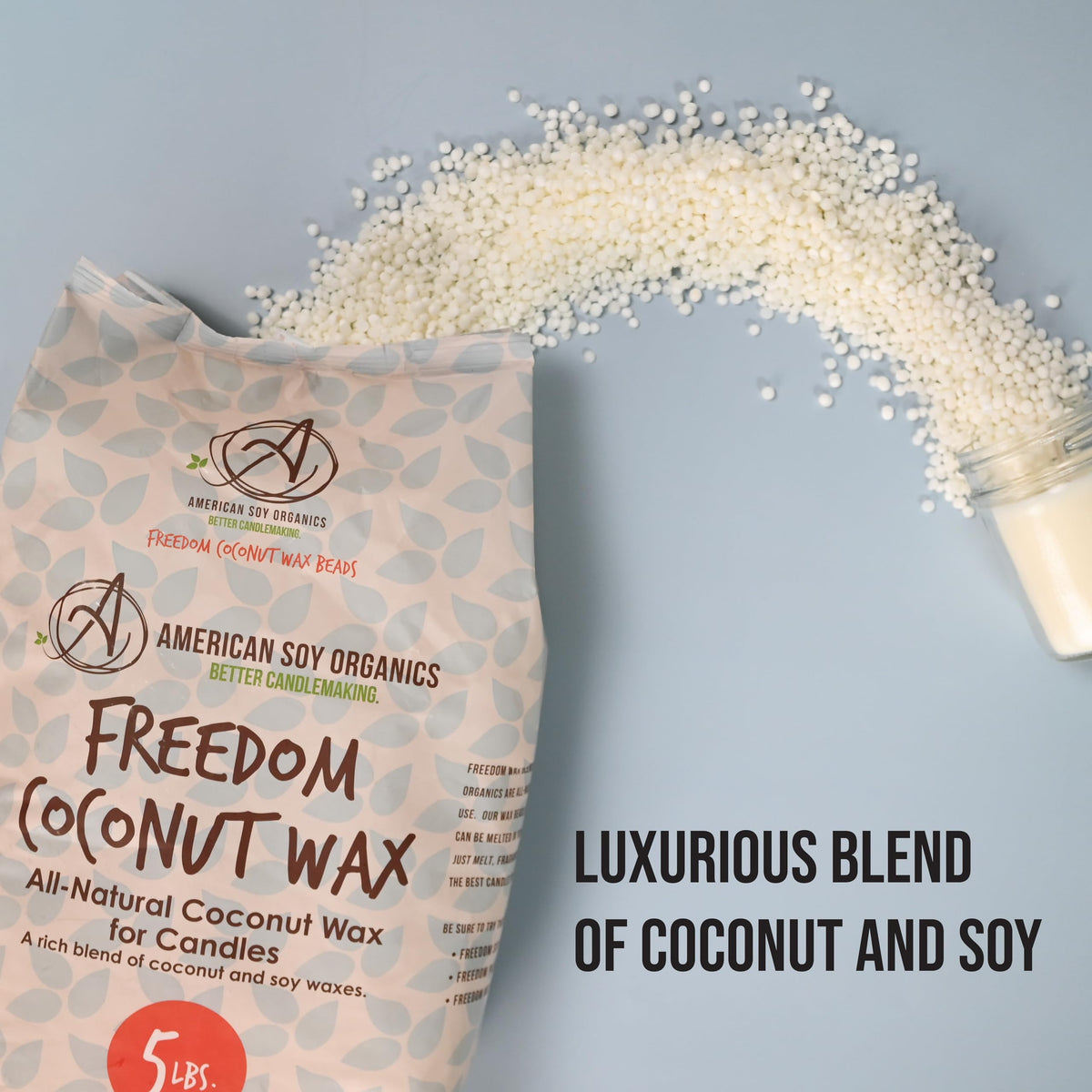 Freedom Coconut Soy Wax Beads