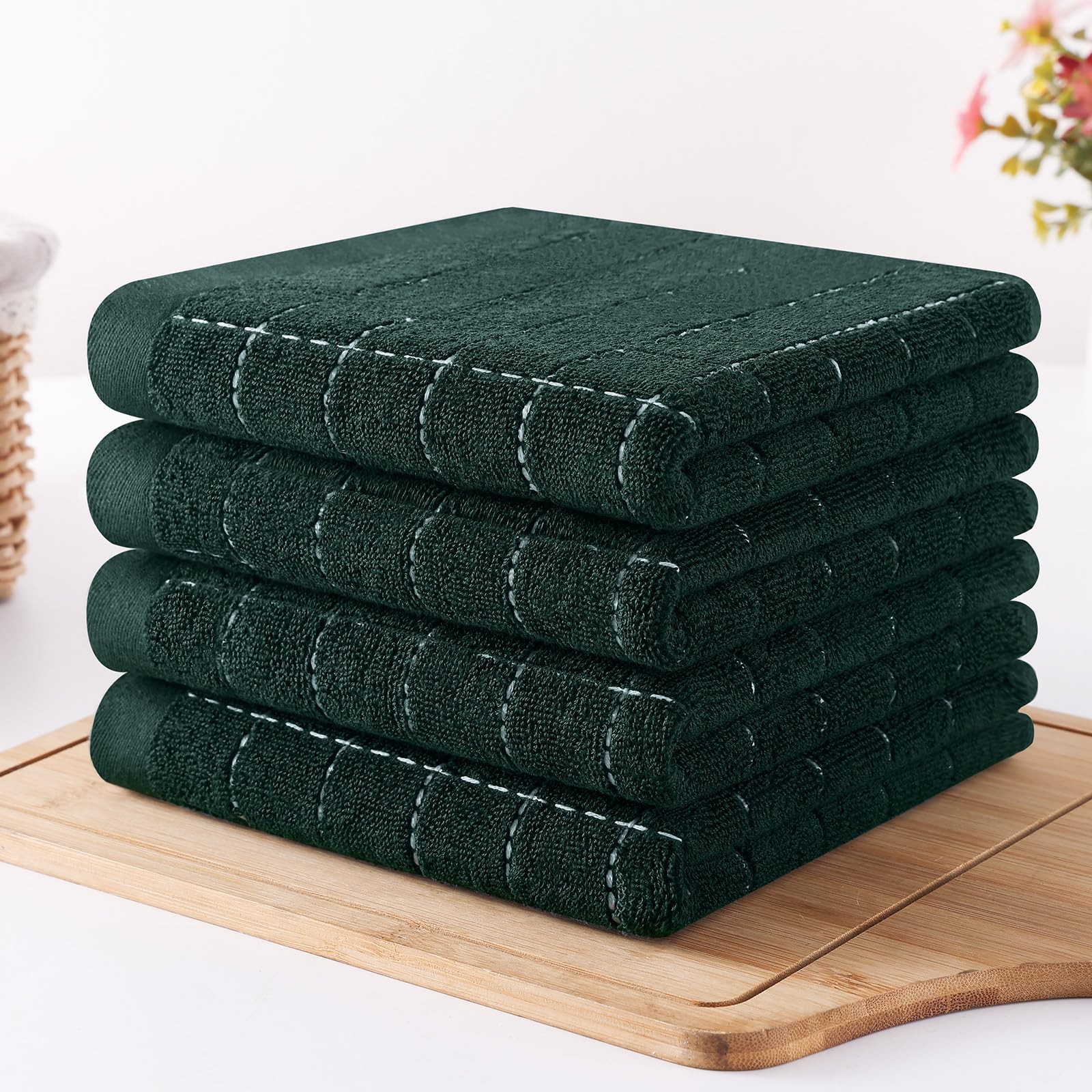 100% Cotton Terry Kitchen Towels (12 Count)
