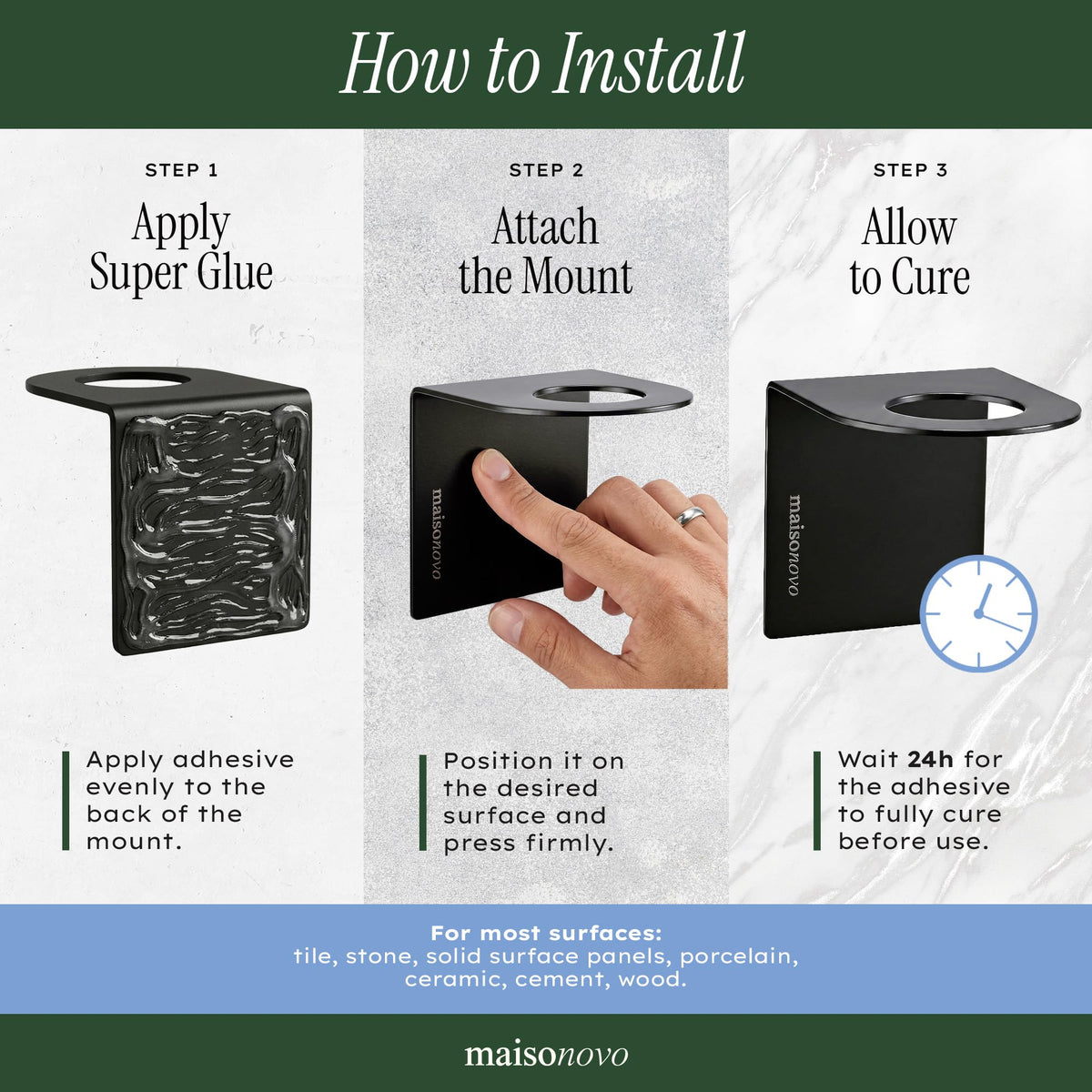 Shampoo and Conditioner Dispenser (3 Count)