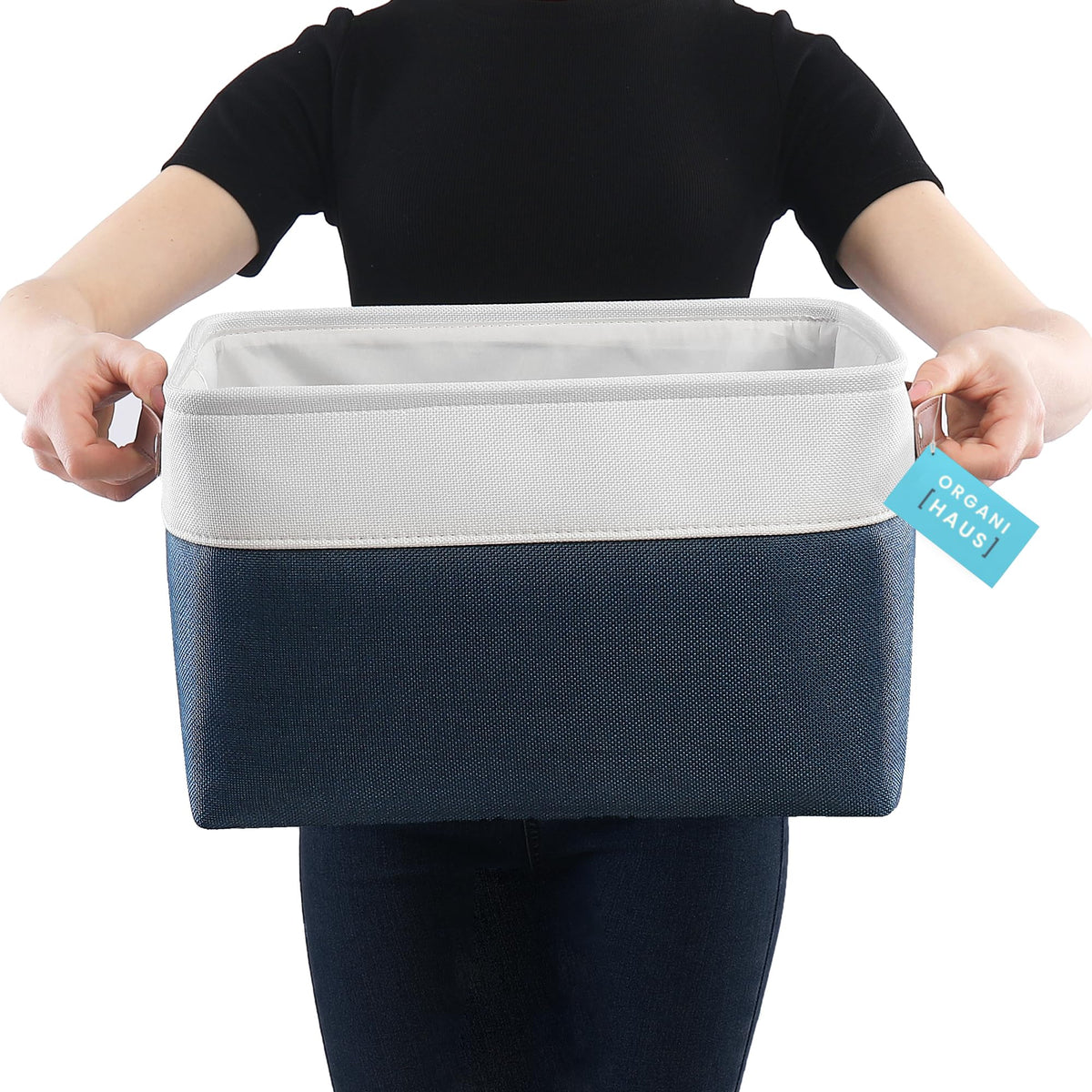 15x11in Canvas Storage Baskets 3 Pack (3 Count)