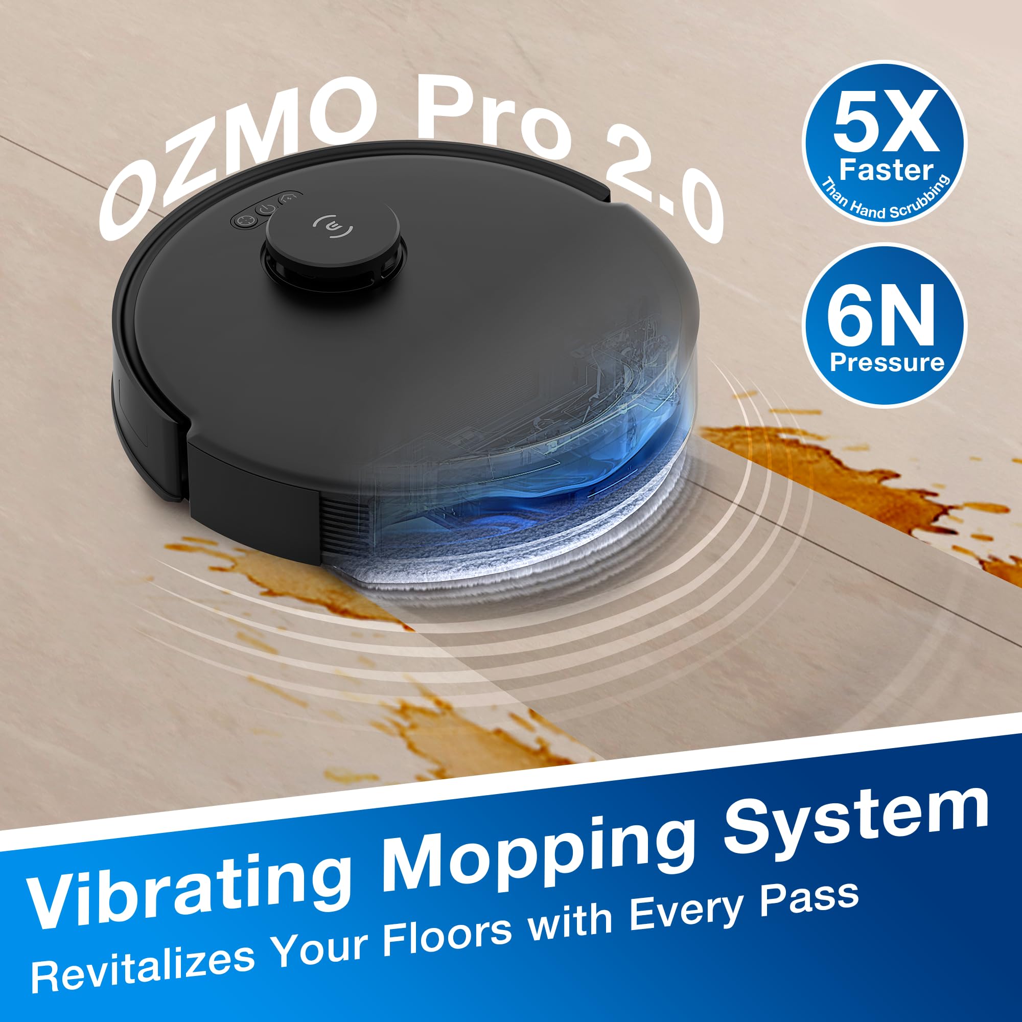 DEEBOT N20 Robot Vacuum Cleaner and Mop