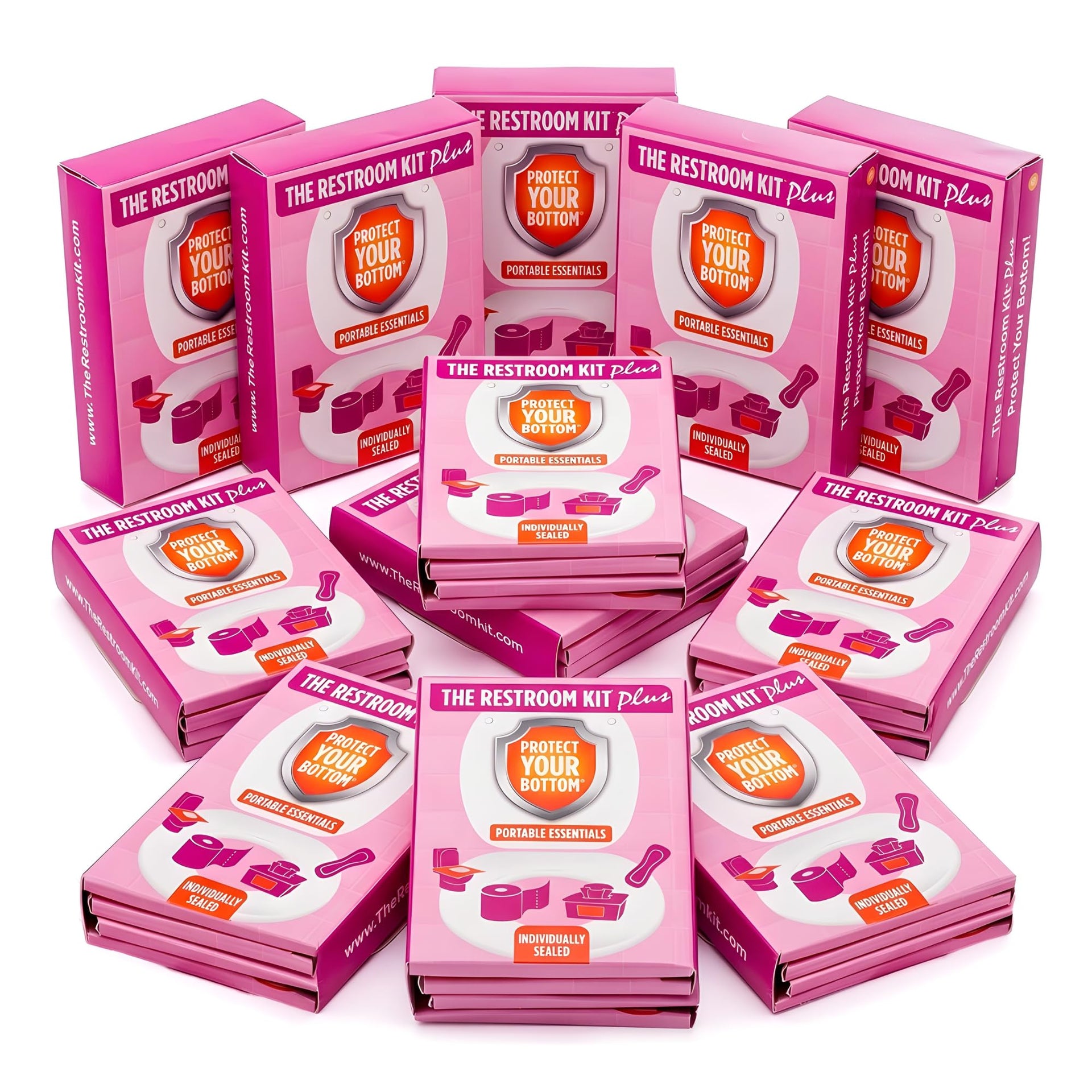 Plus All in 1 Hygiene Travel Kit for Women (12 Count)