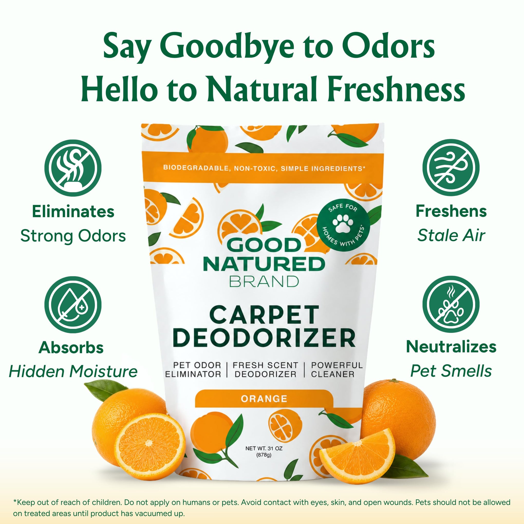 Carpet Deodorizer & Freshener Powder (31 Ounce)