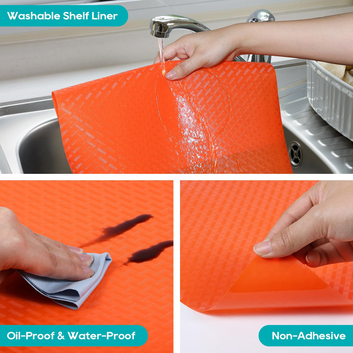 Shelf Liners for Kitchen Cabinets