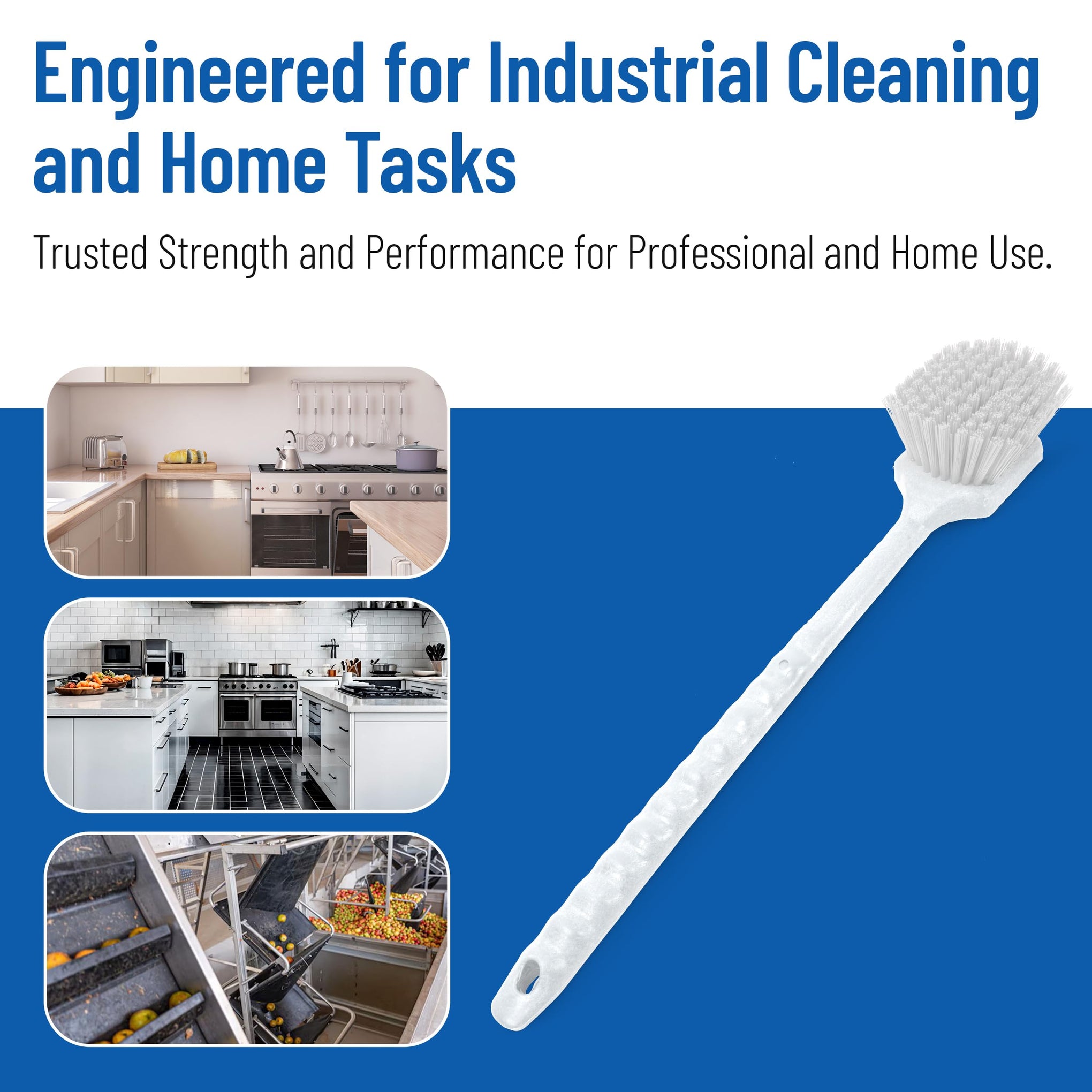 20" Floater Scrub Brush with Long Handle (6 Count)