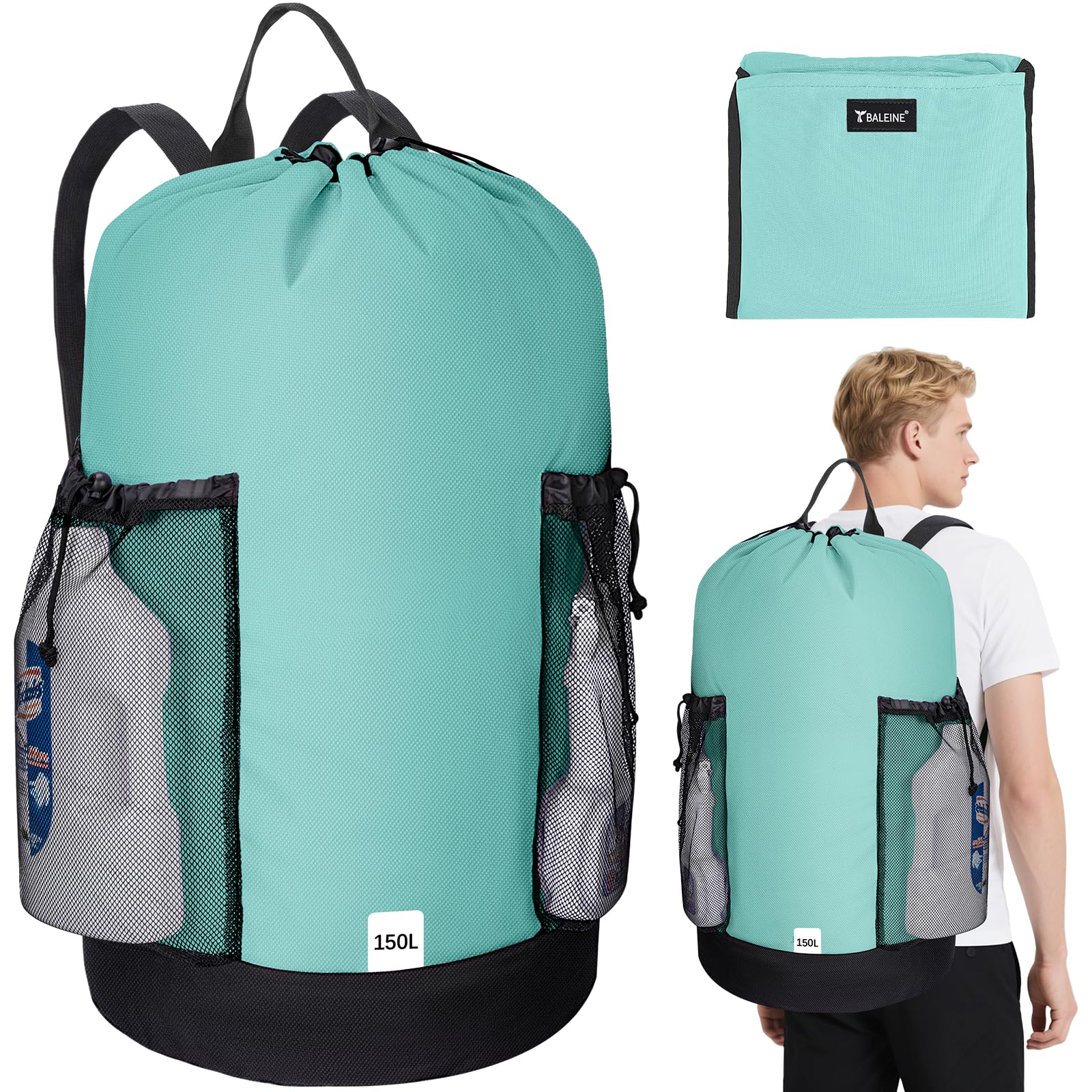150L Laundry Bag Backpack