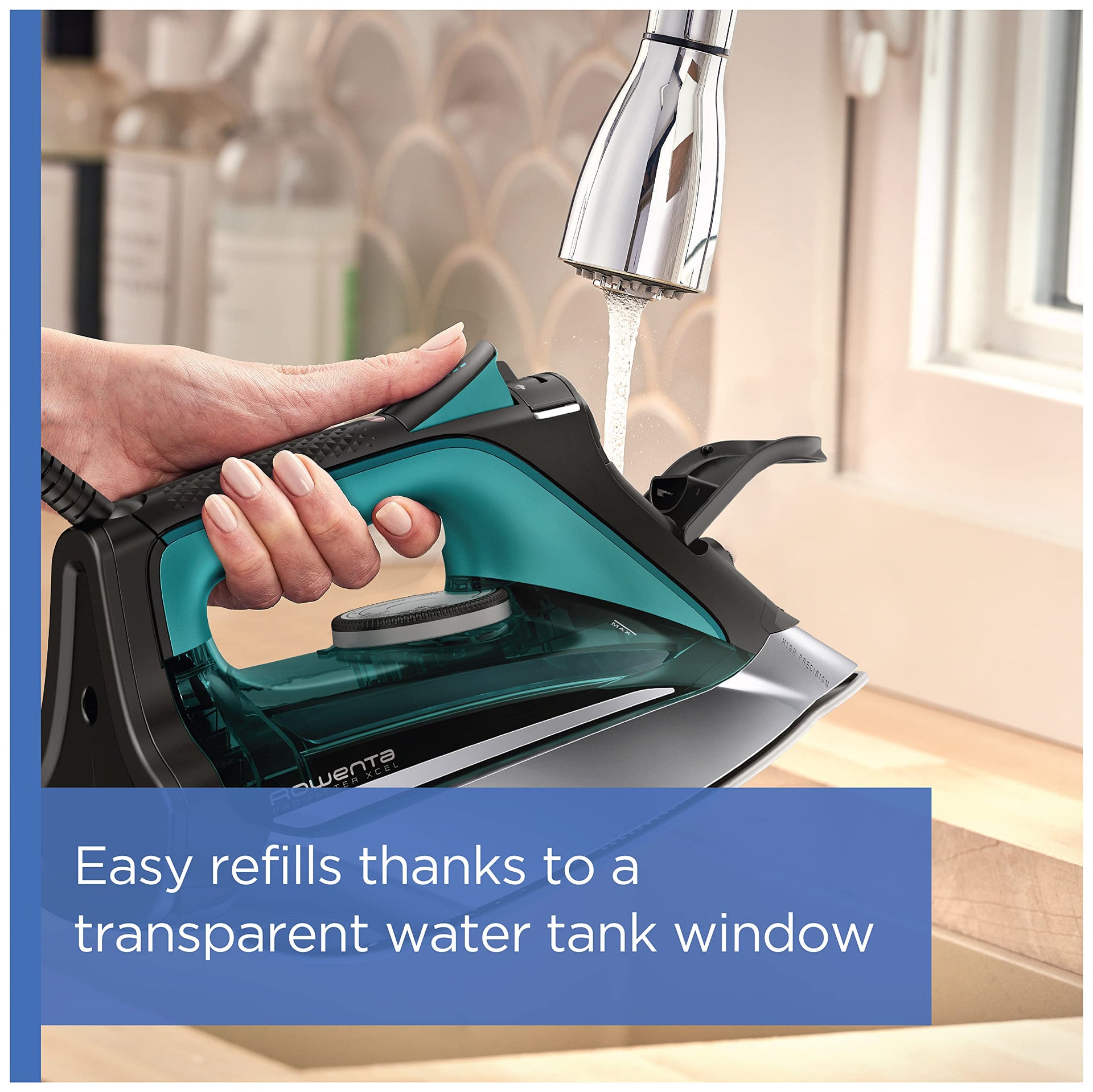 Pro Master Stainless Steel Soleplate Steam Iron for Clothes