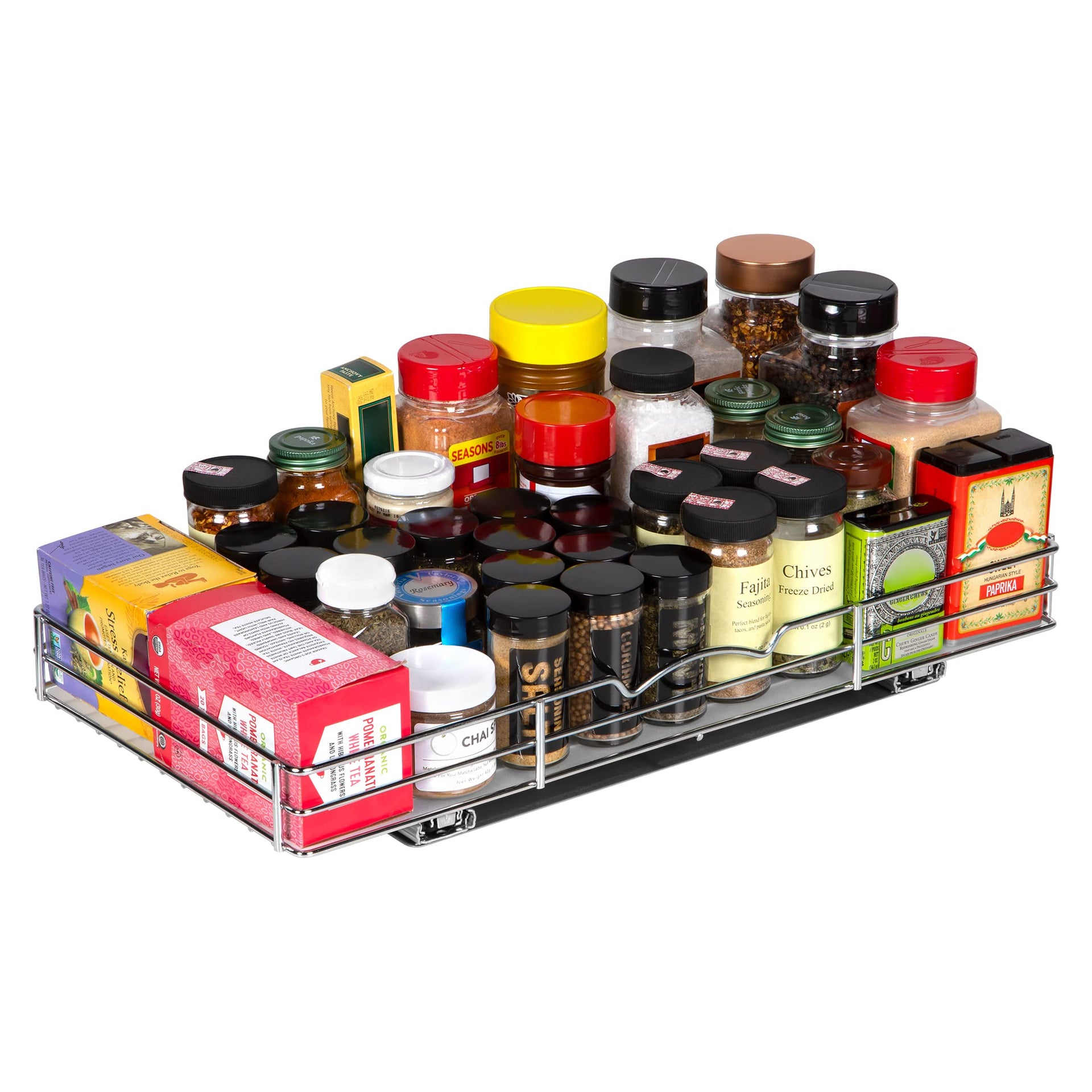 Pull Out Cabinet Spice Rack Organizer