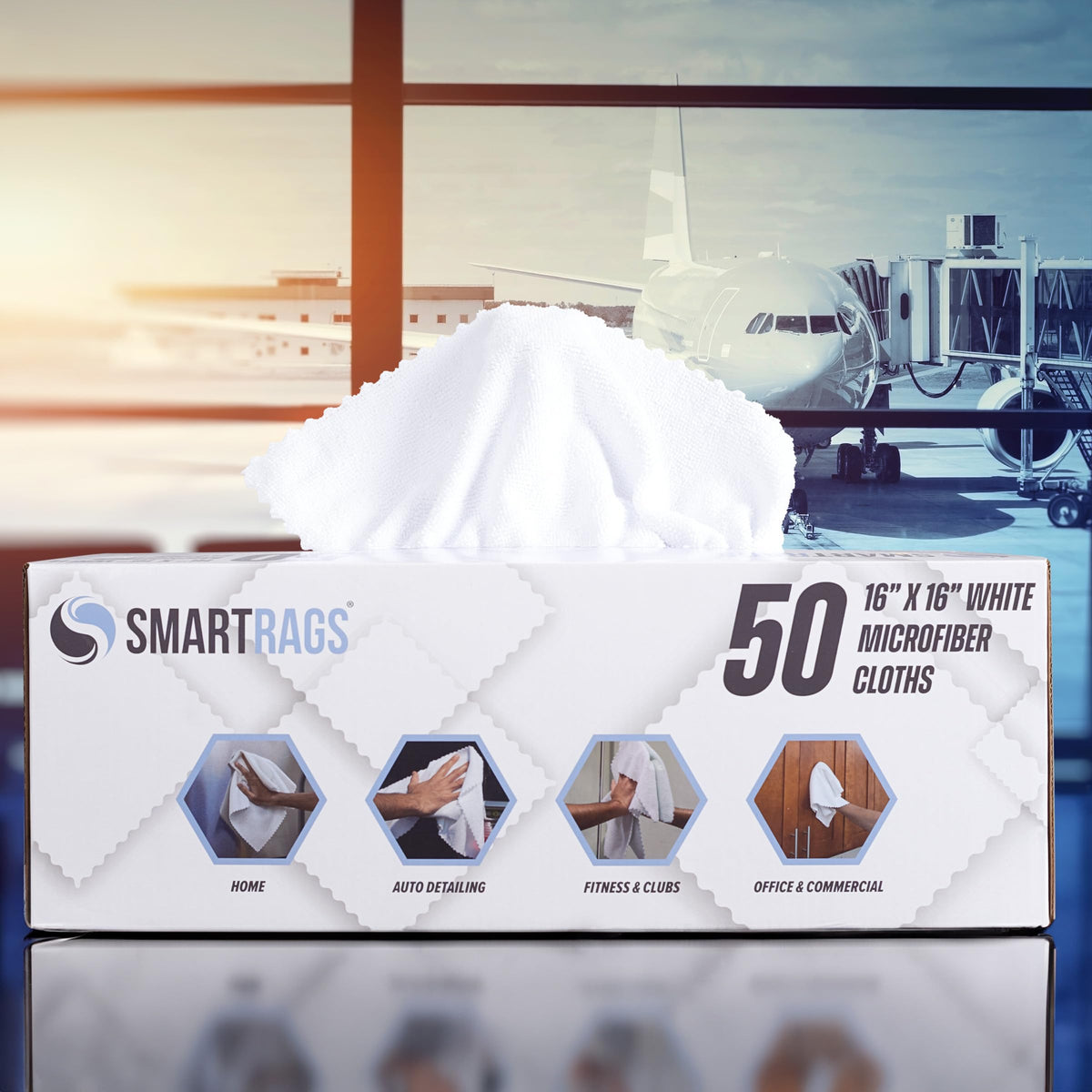 Arkwright Smart Rags Microfiber Cleaning Cloths (50 Count)