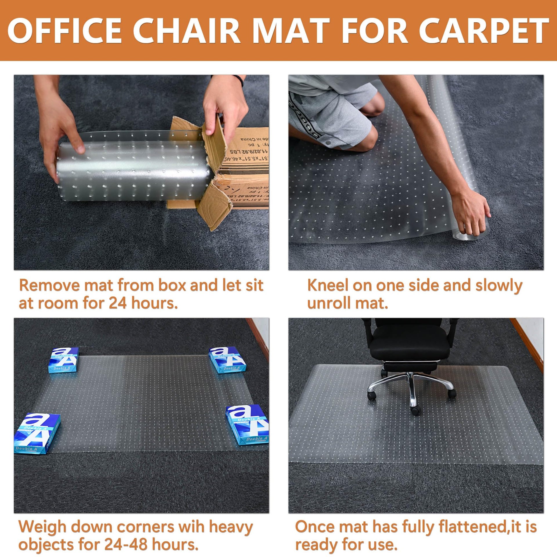 Large Chair Mat for Carpet