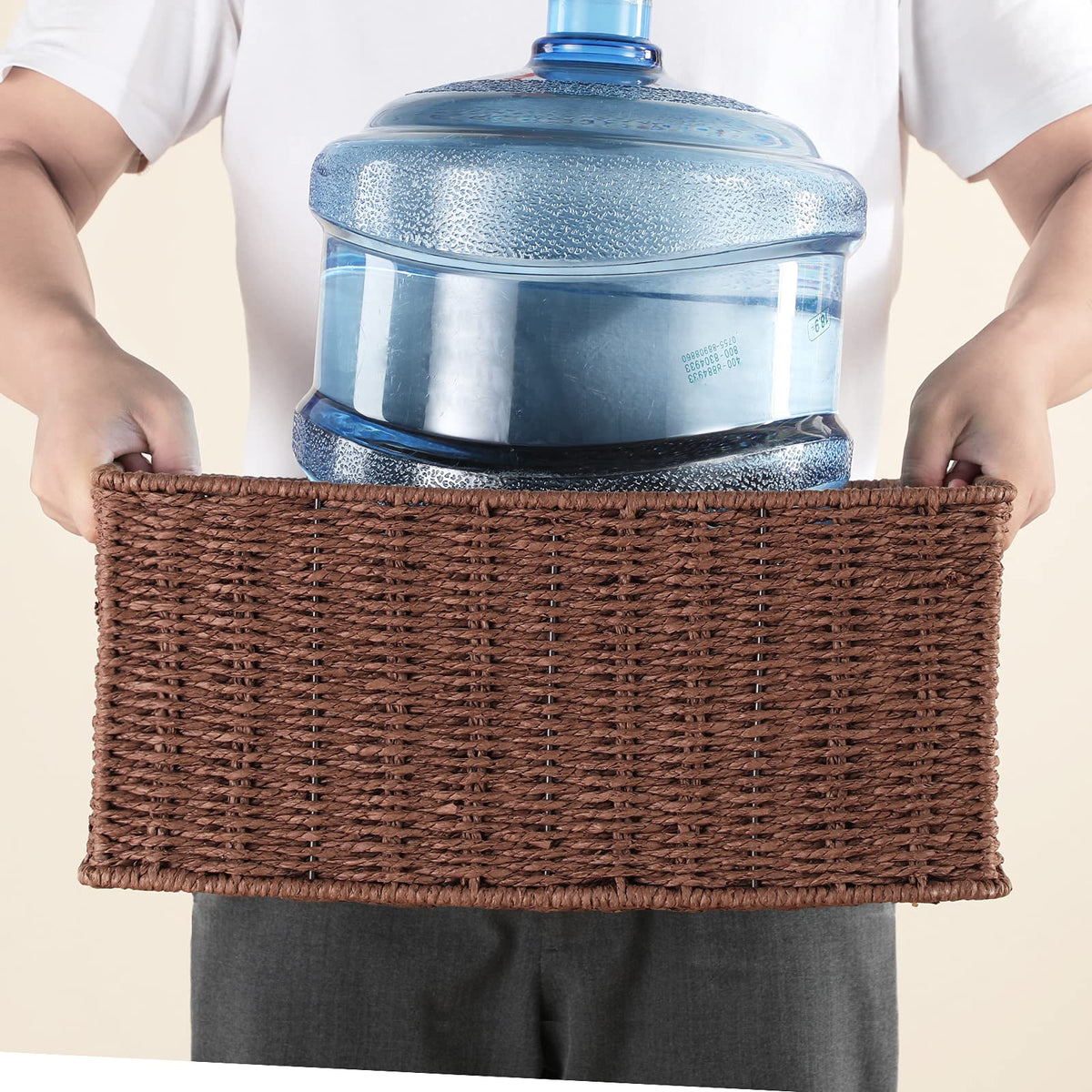 Large Woven Baskets for Storage (3 Count)