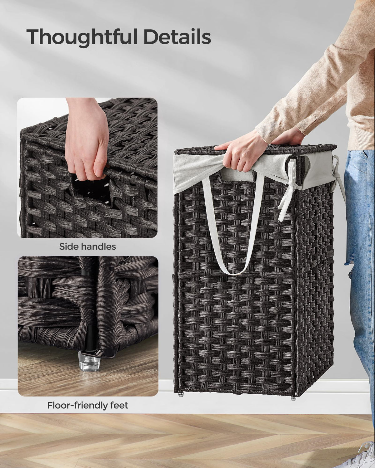 Laundry Hamper with Lid