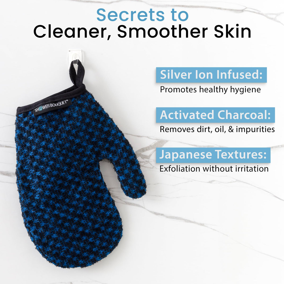 Japanese Exfoliating Mitt for Shower
