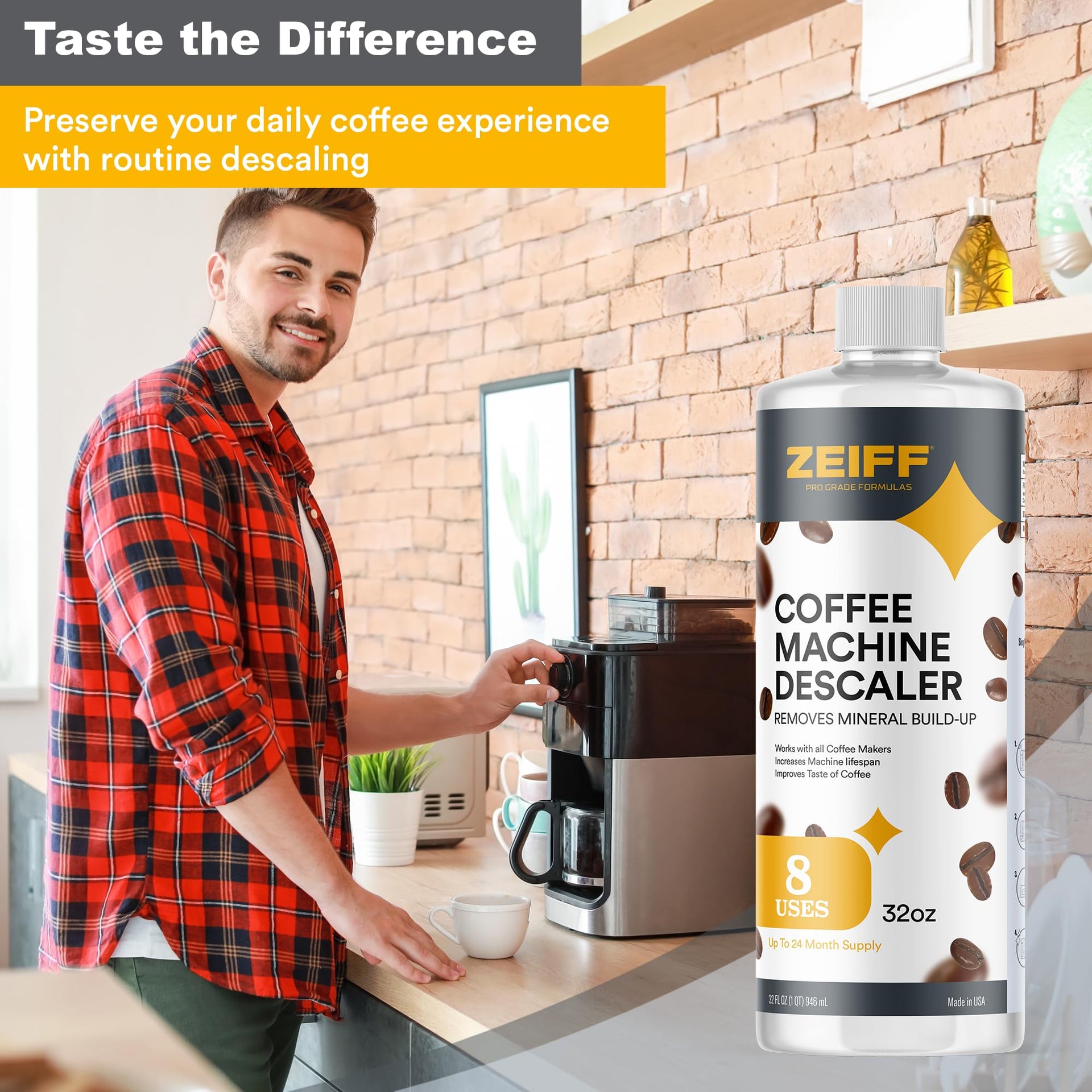 Coffee Machine Descaler (64 Fl Oz)