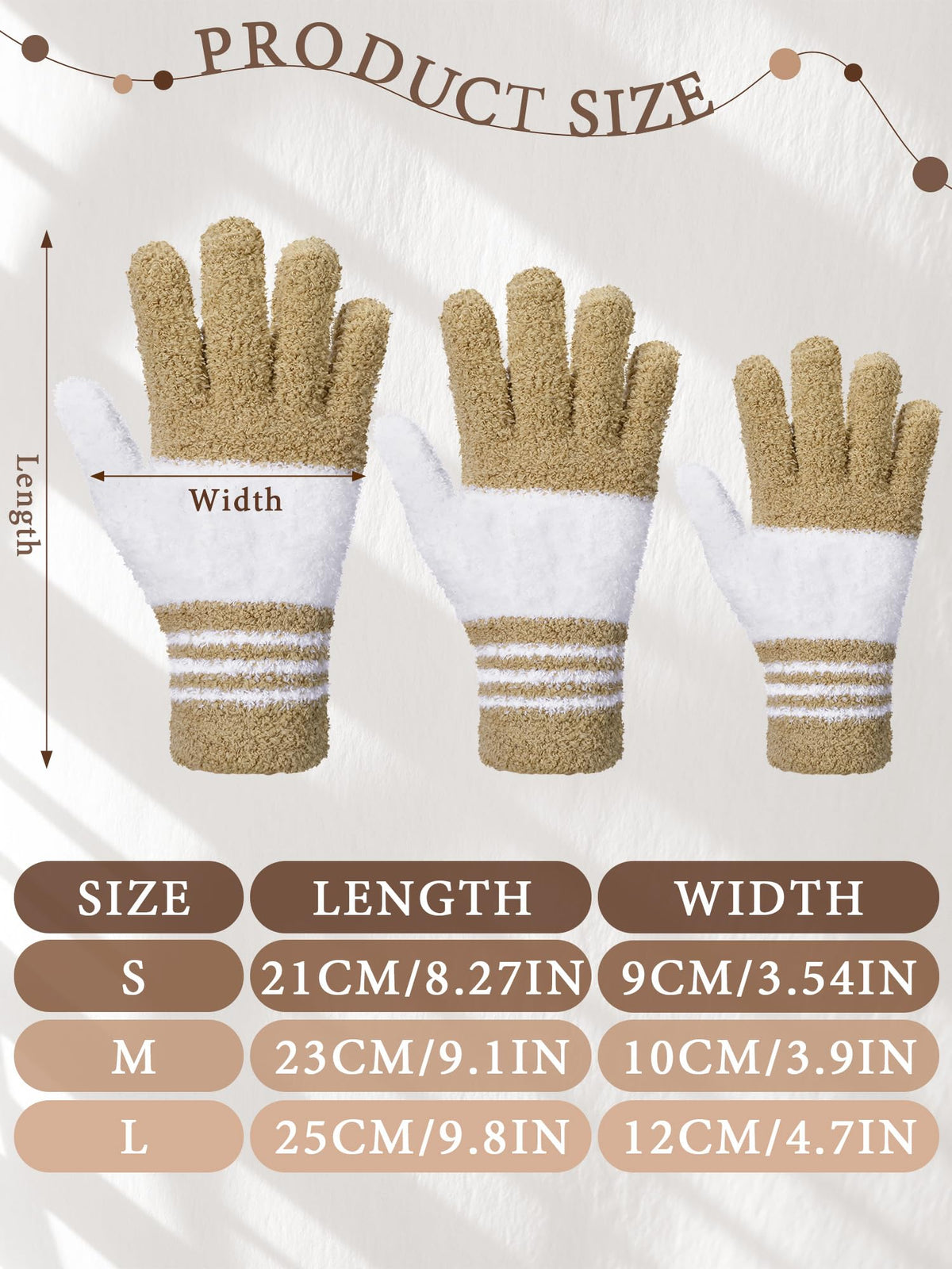 3 Pairs Microfiber Dusting Gloves for Plants Leaf (3 Count)