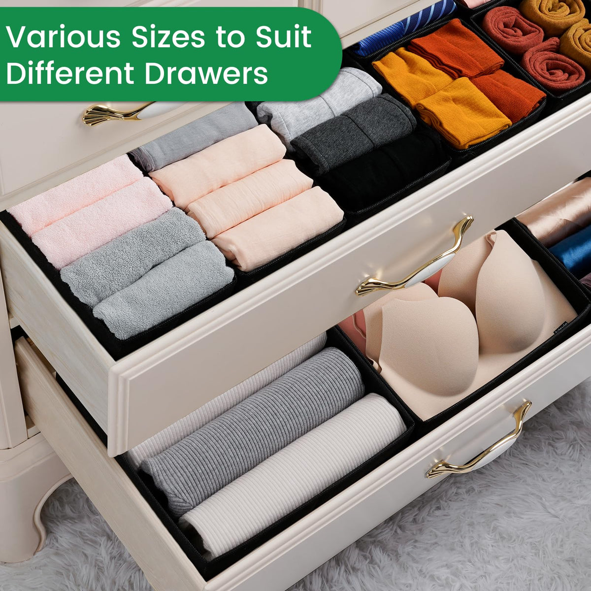 Drawer Organizer Clothes (24 Count)