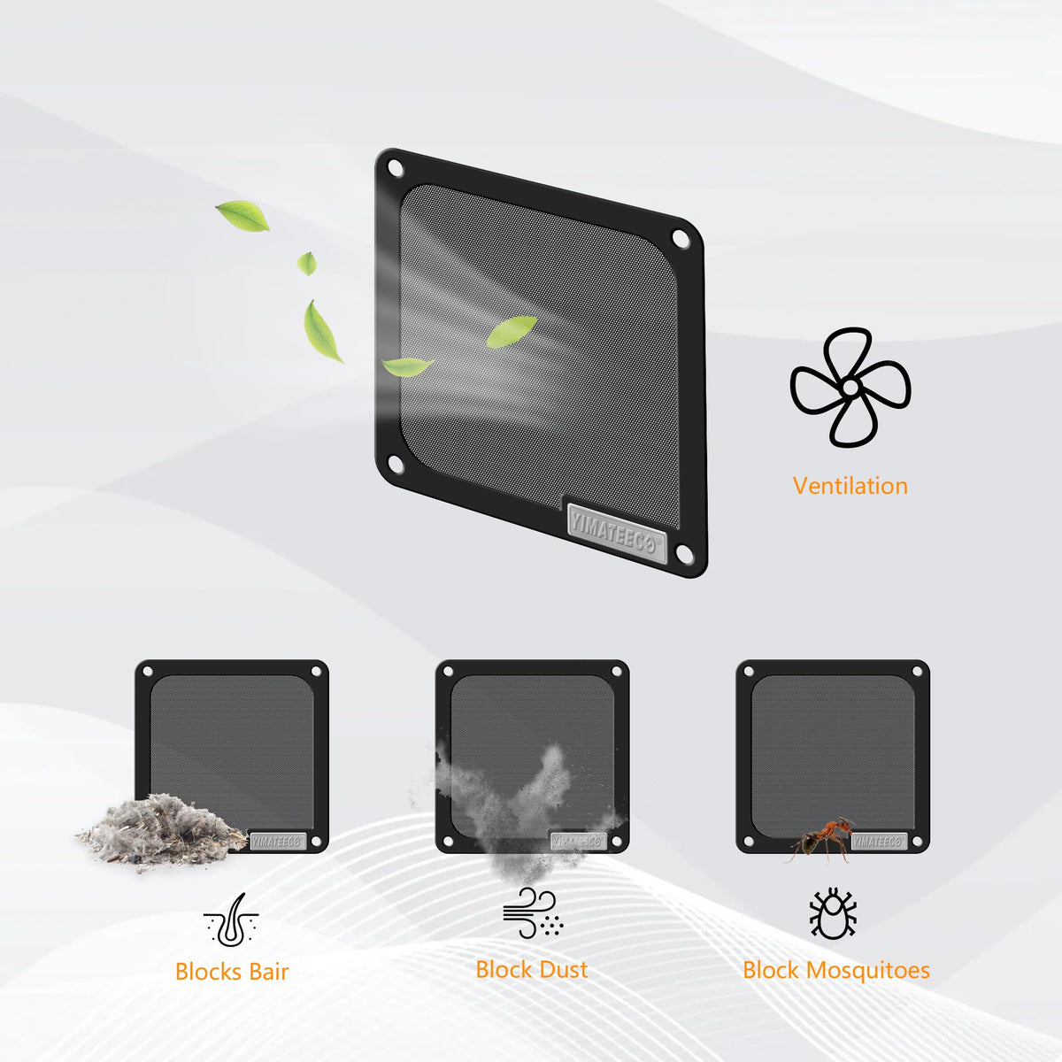 140mm PC Dust Filter for Computer Cooler Fan
