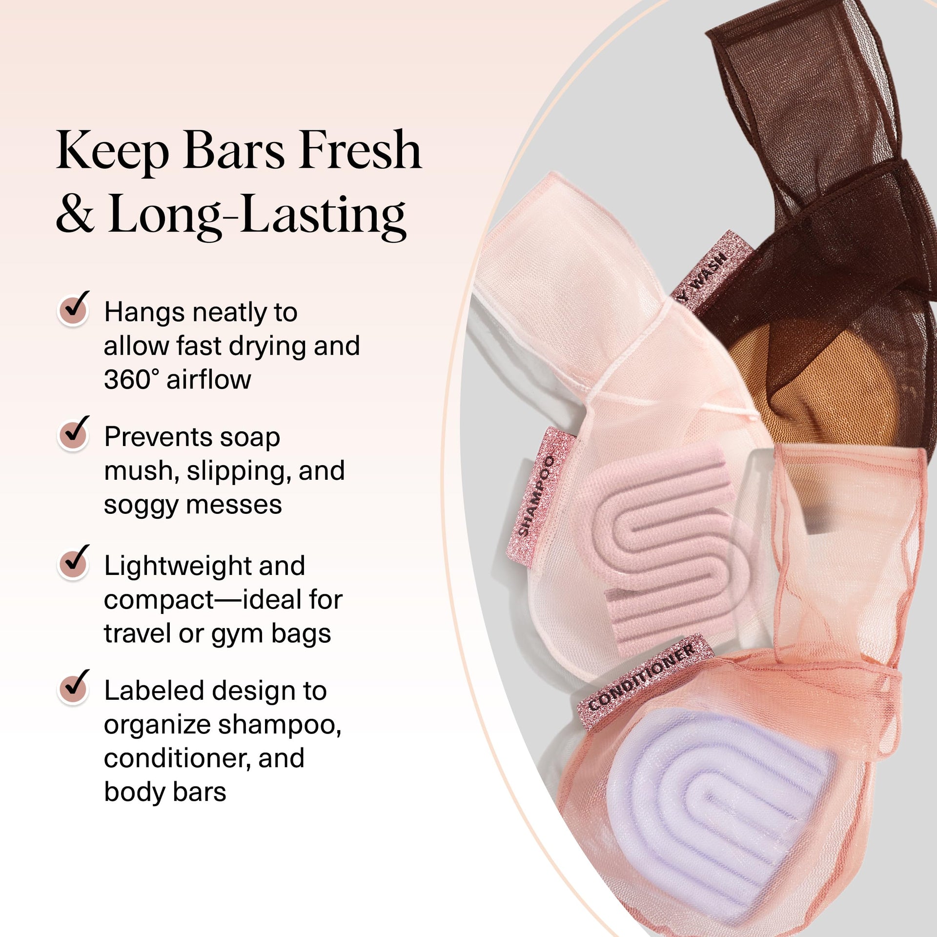 Soap Saver Bag (3 Count)